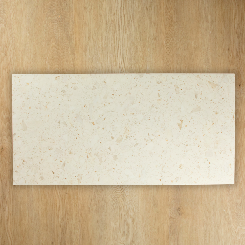 CLASSICO TERRAZZO STONE MARSHMALLOW IN OUT P2 P4 TILE 600X1200