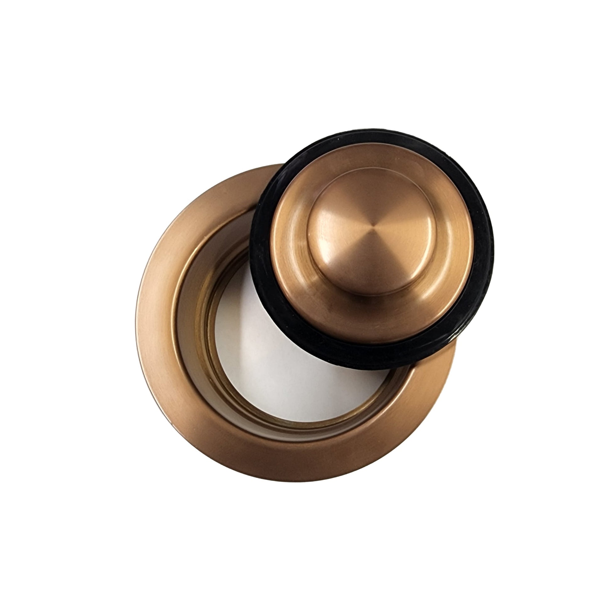SINK FLANGE AND PLUG SET BRUSHED COPPER