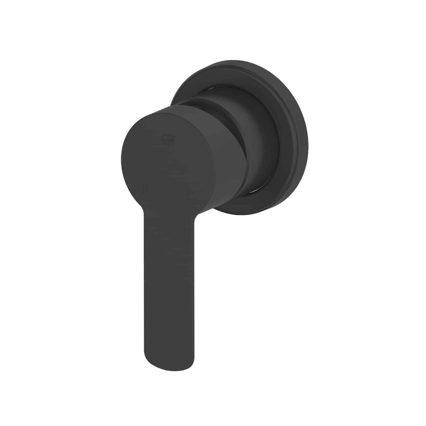 ASTRO II SHOWER MIXER WITH MINI PLATE MATTE BLACK LF2524906