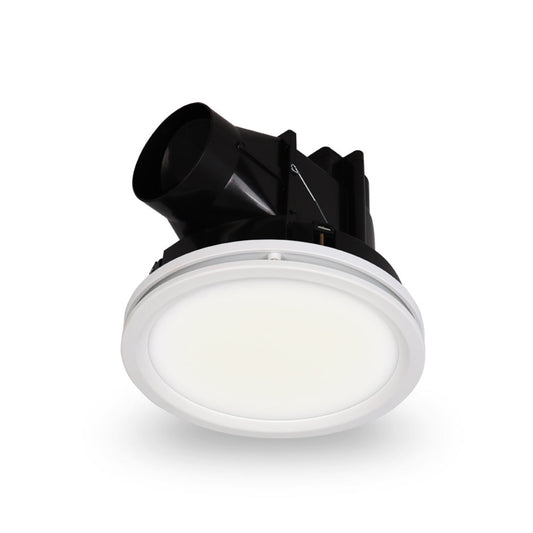 ATOM ECLIPSE ILLUMINATED WHITE ROUND EXTRACTION FAN