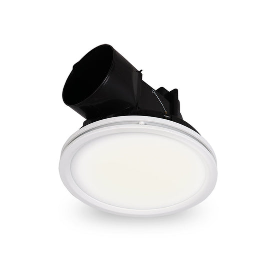 ATOM ECLIPSE ILLUMINATED WHITE ROUND EXTRACTION FAN