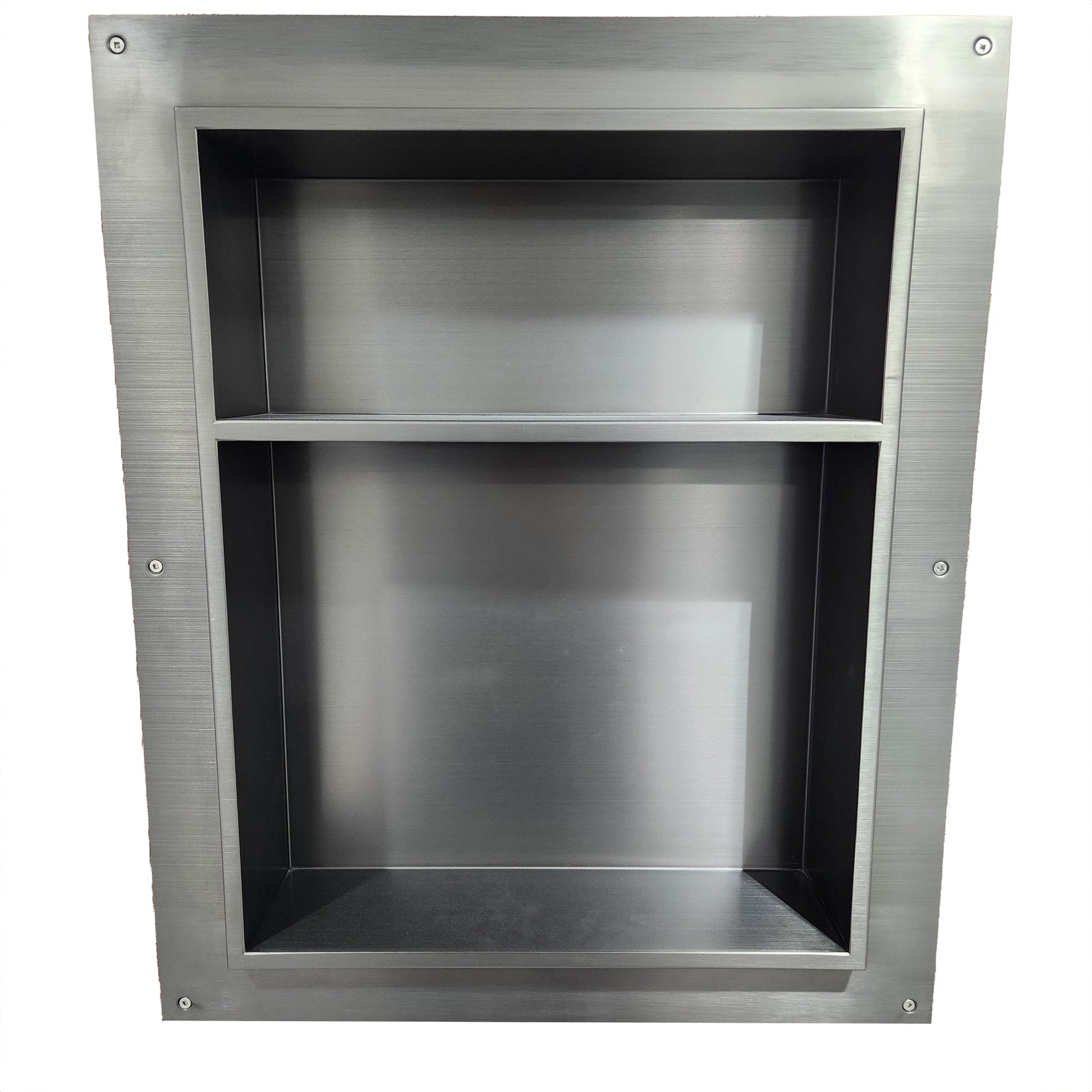 CODE ACACIA SHOWER NICHE WITH SHELF GUNMETAL