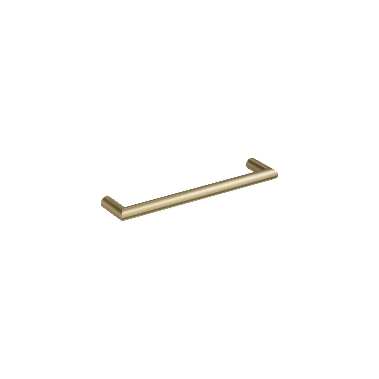 CODE ARC 482MM ROUND HEATED TOWEL RAIL BRUSHED BRASS