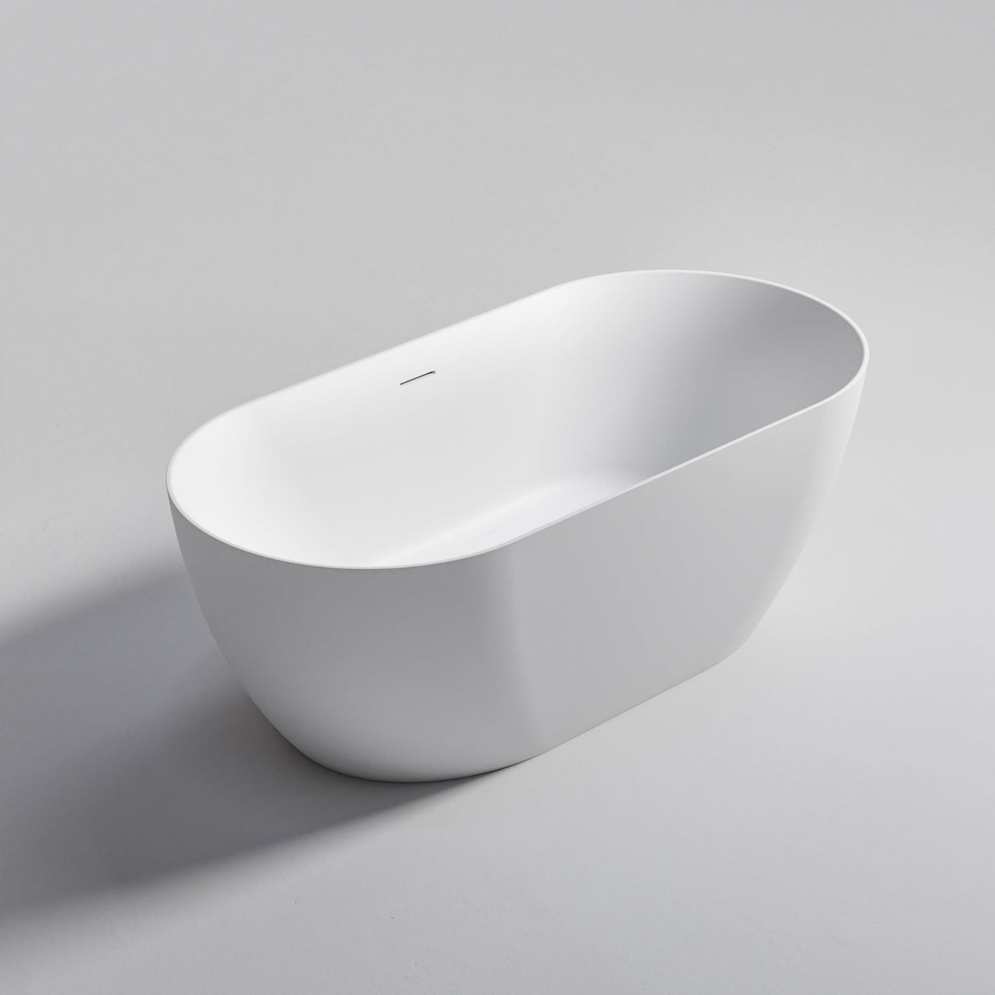 ACRYLIC 1650 FREESTANDING MATTE WHITE BATH
