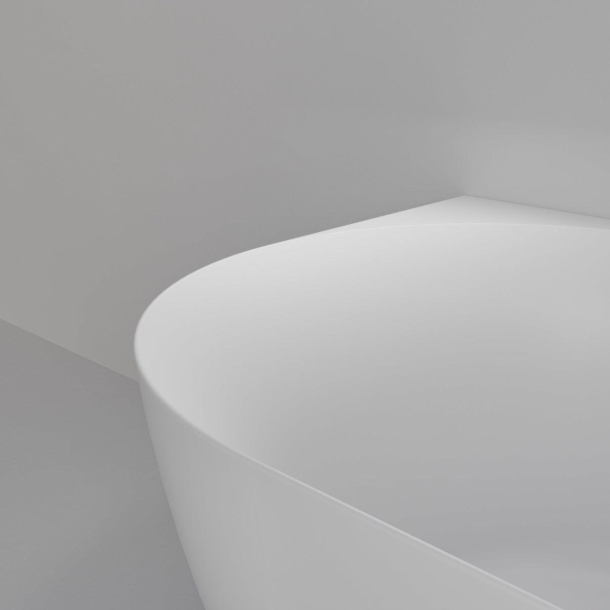 ACRYLIC 1500 CORNER BATH MATTE WHITE