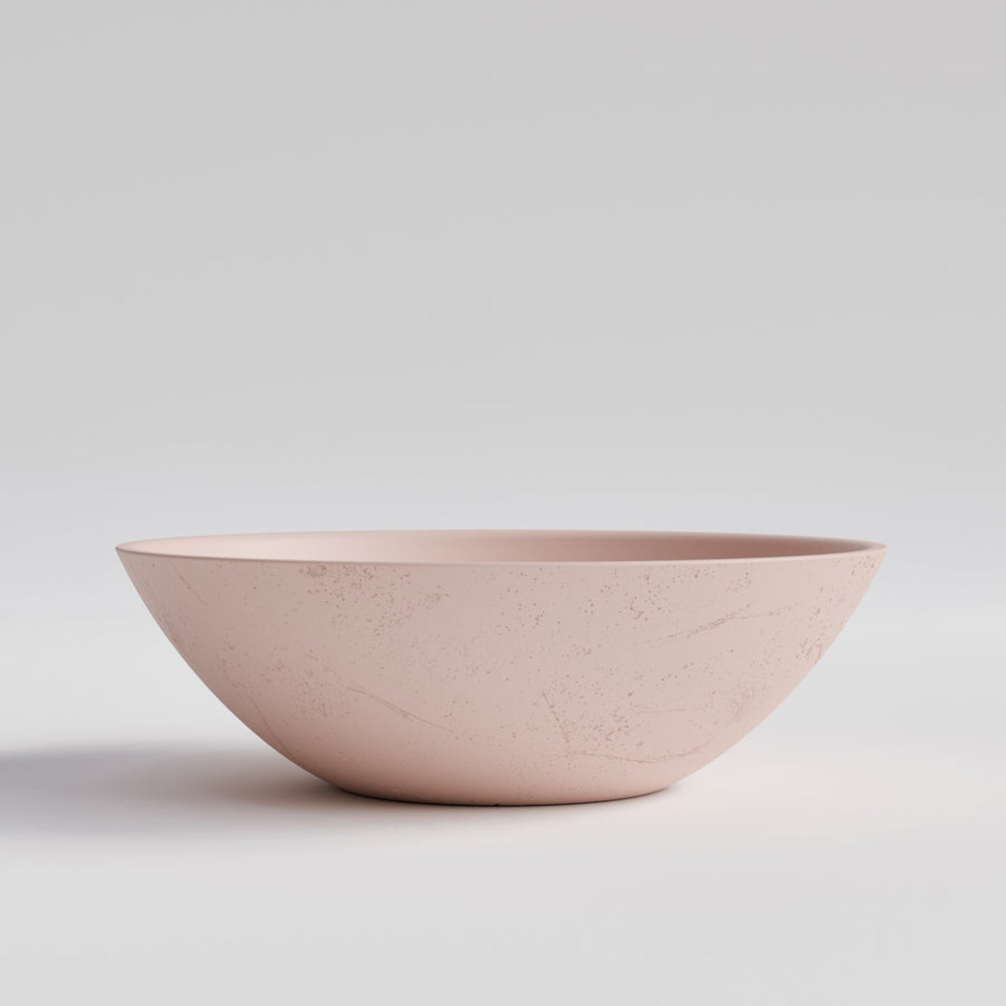 ROUND PINK CONCRETE BATHROOM BASIN