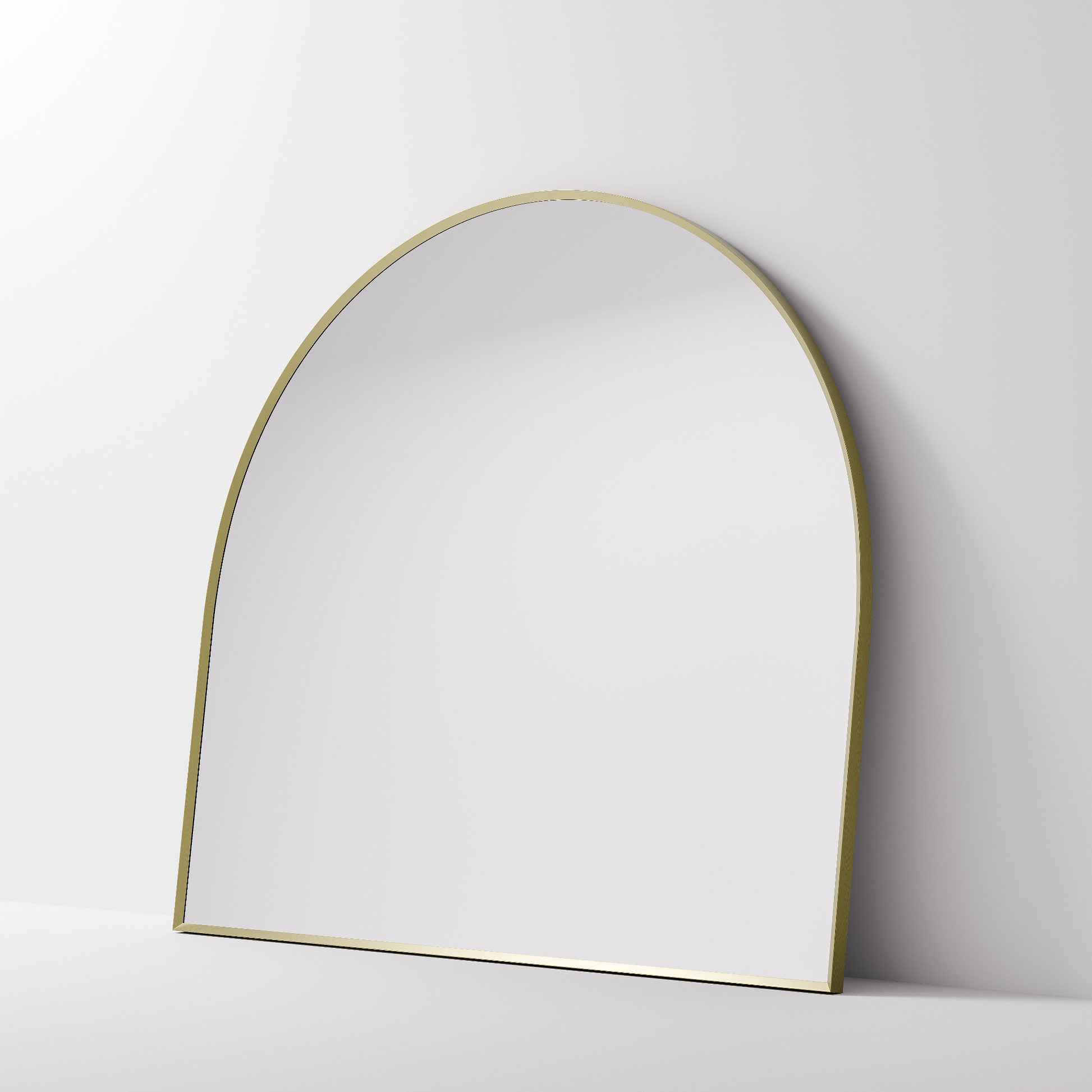 CODE ASPECT 1200 ARCH FRAMED MIRROR BRUSHED BRASS