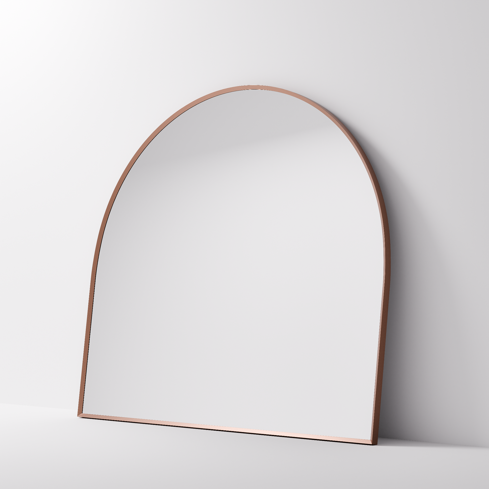 CODE ASPECT 1200 ARCH FRAMED MIRROR BRUSHED COPPER