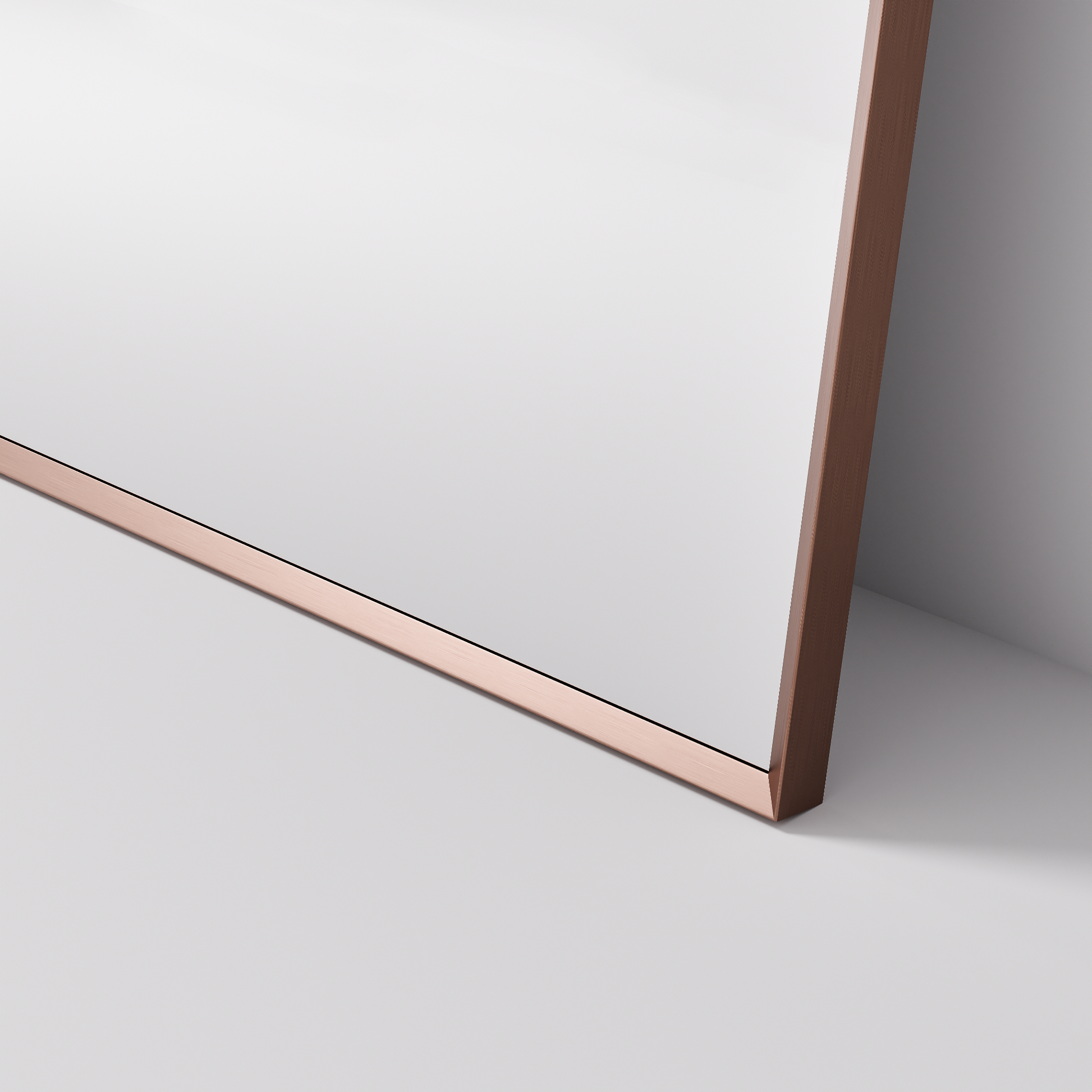 CODE ASPECT 1200 ARCH FRAMED MIRROR BRUSHED COPPER