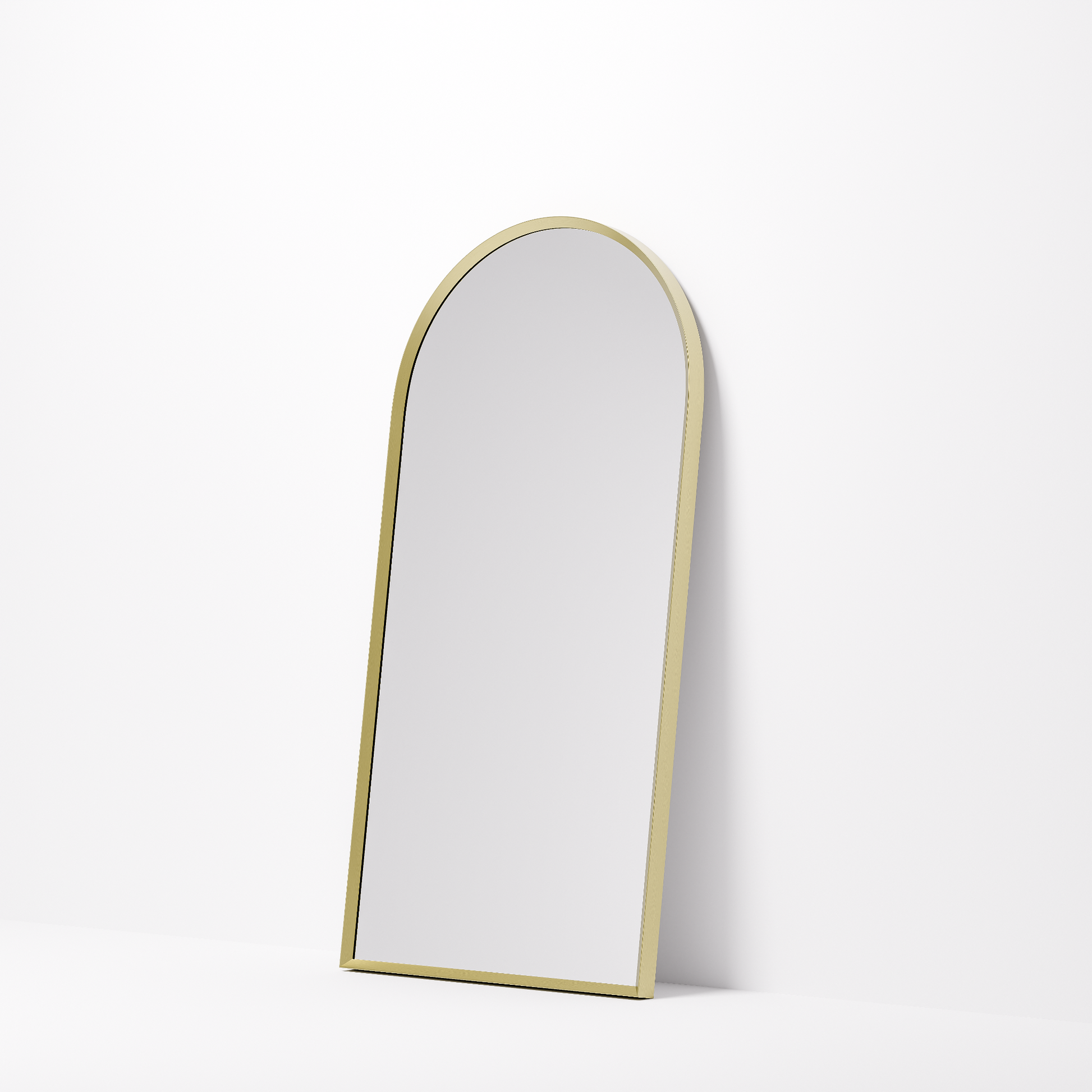 CODE ASPECT 450 ARCH FRAMED MIRROR BRUSHED BRASS