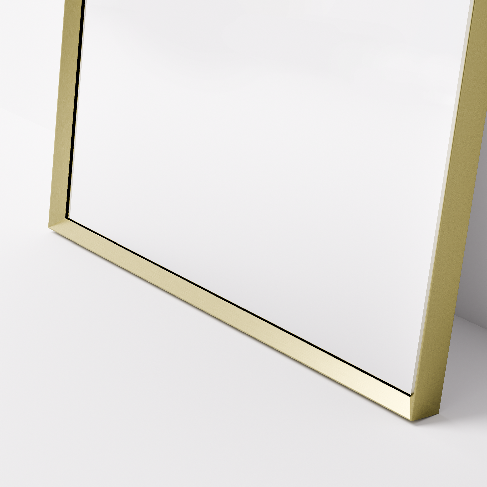 CODE ASPECT 450 ARCH FRAMED MIRROR BRUSHED BRASS