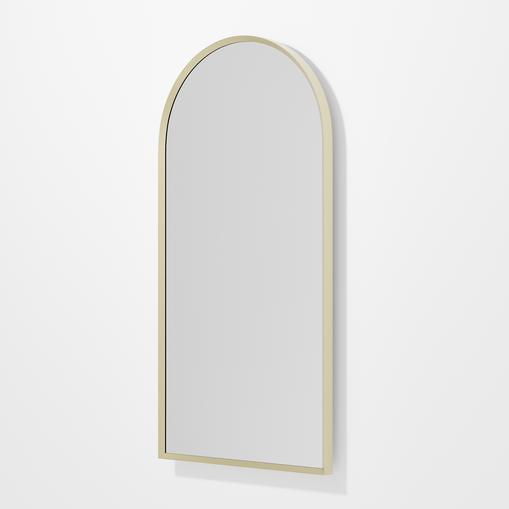 CODE ASPECT 450 ARCH FRAMED MIRROR BRUSHED BRASS