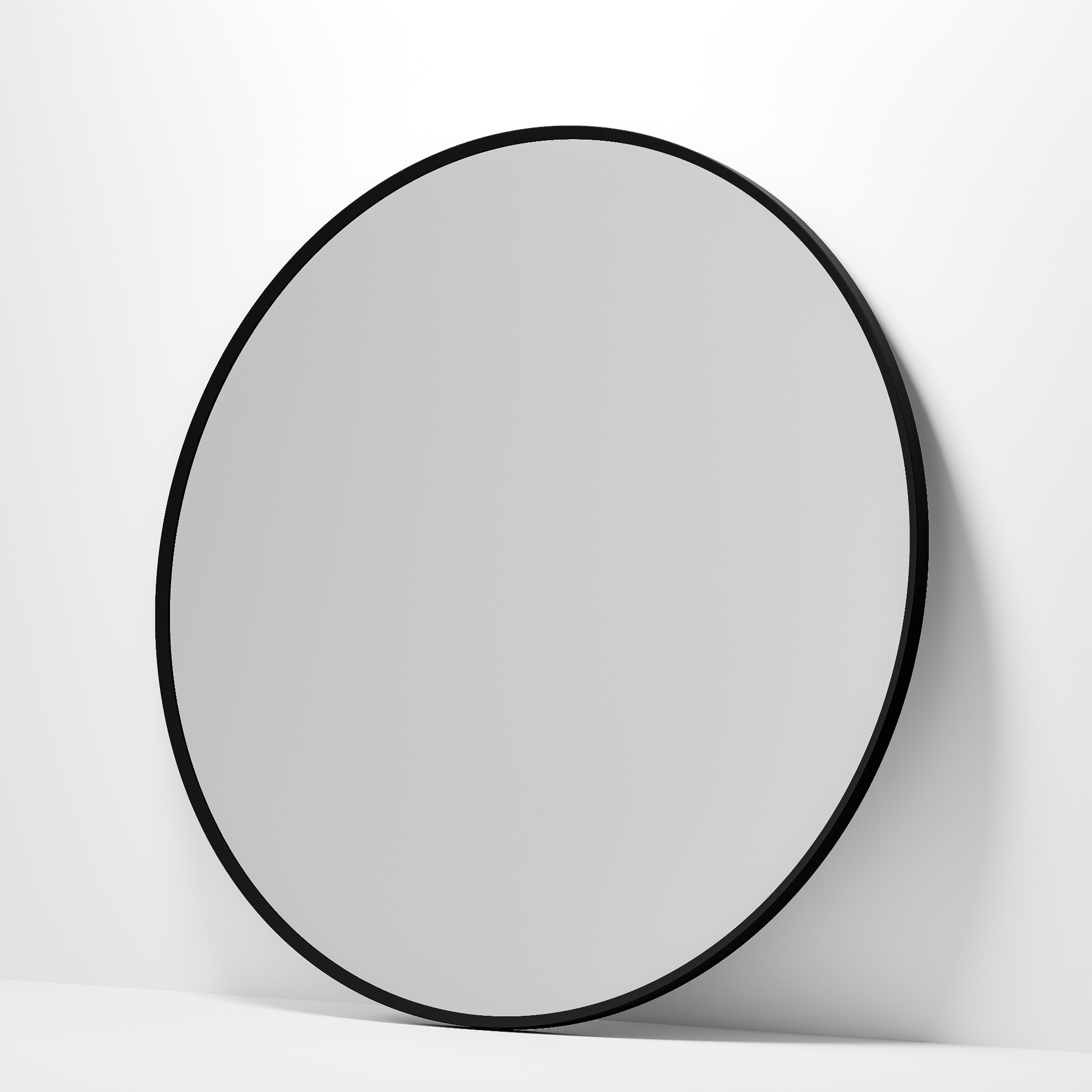CODE ASPECT ROUND 900 FRAMED MIRROR  BLACK