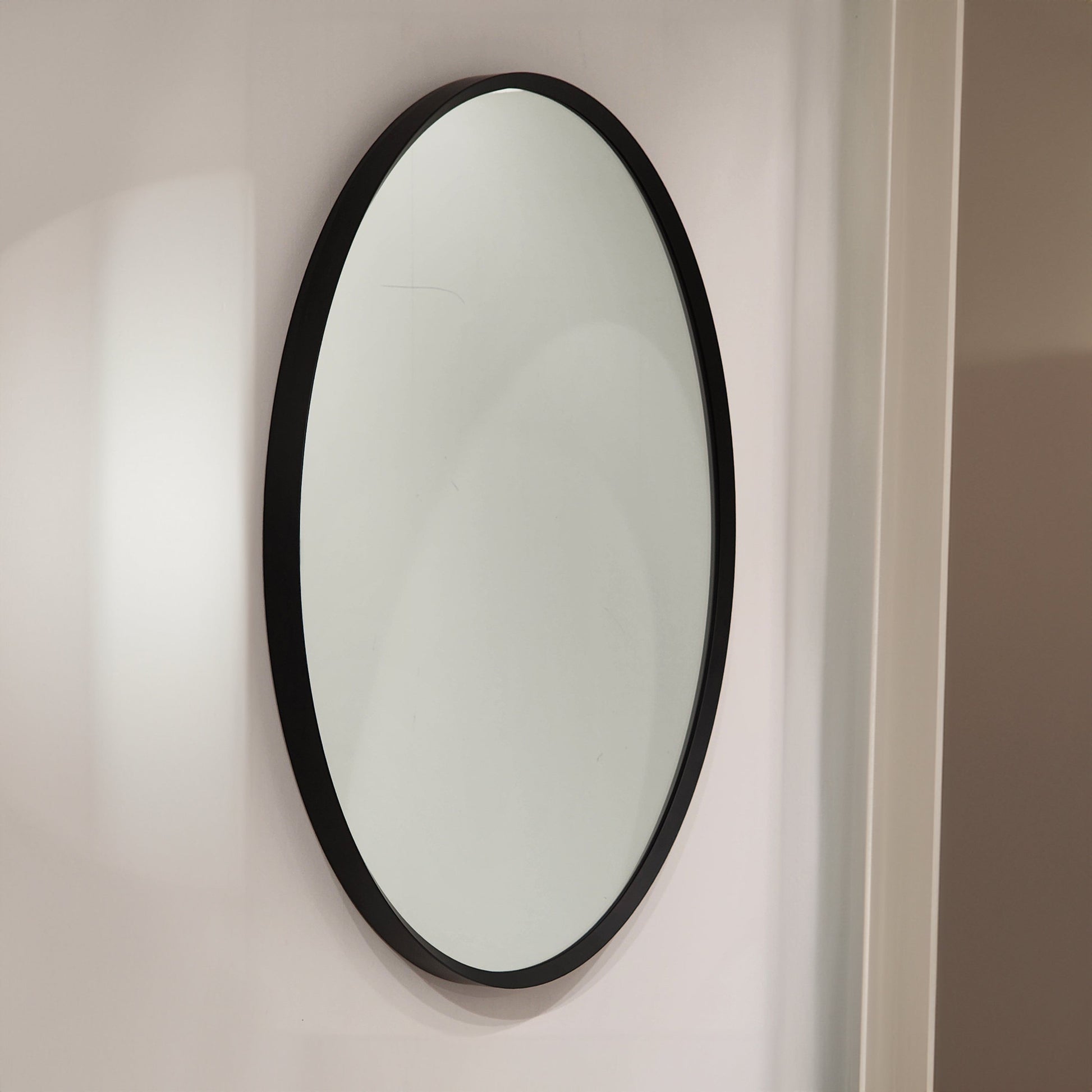 CODE ASPECT ROUND 900 FRAMED MIRROR  BLACK