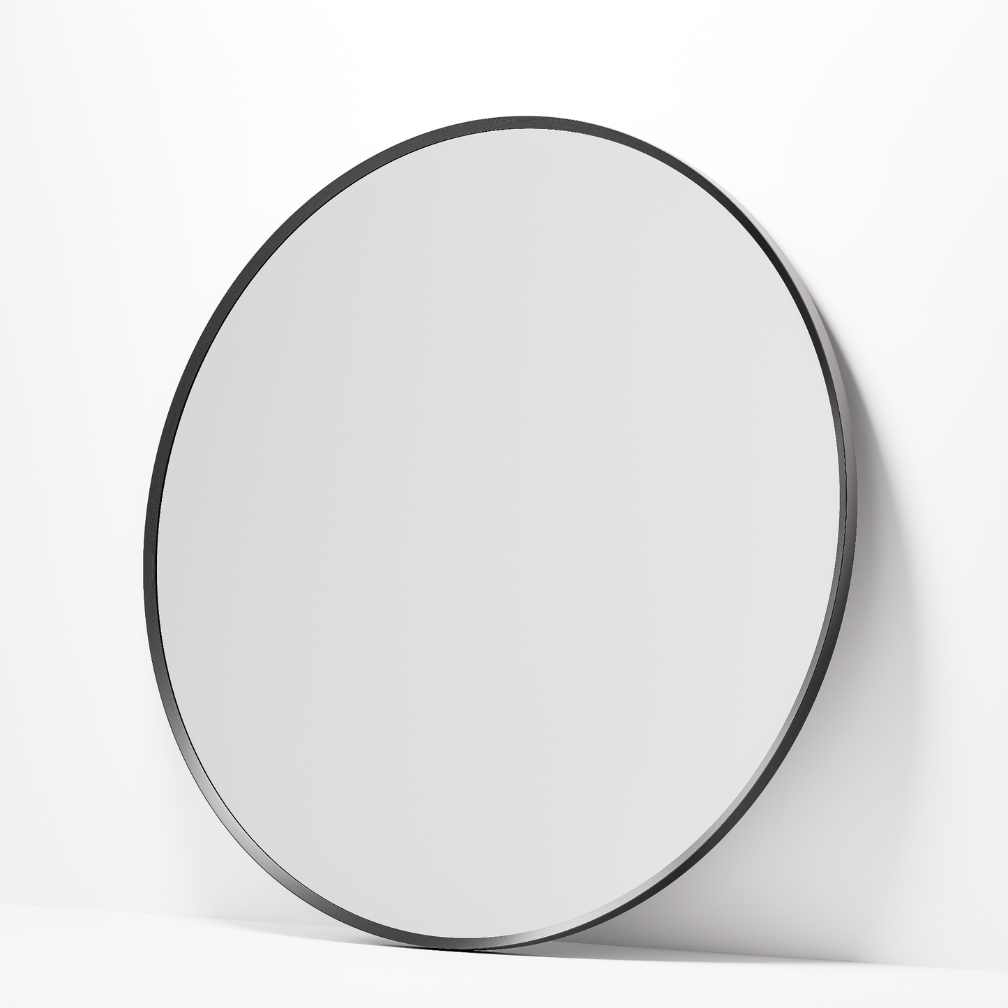 CODE ASPECT ROUND 900 FRAMED MIRROR GUNMETAL