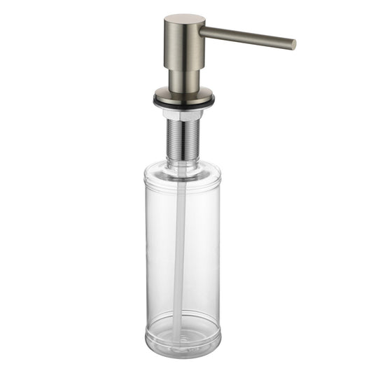 BATHROOM OR KITCHEN SOAP DISPENSER BRUSHED NICKEL