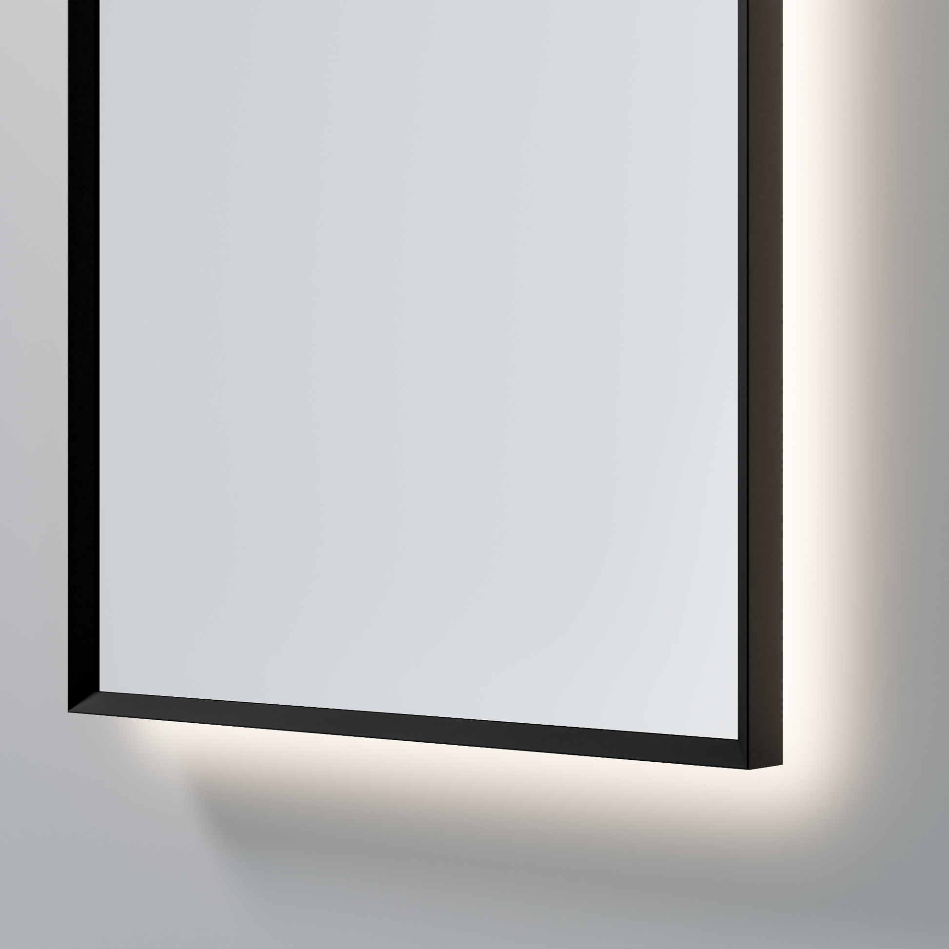 CODE AURA ARCH 450 FRAMED LED MIRROR BLACK