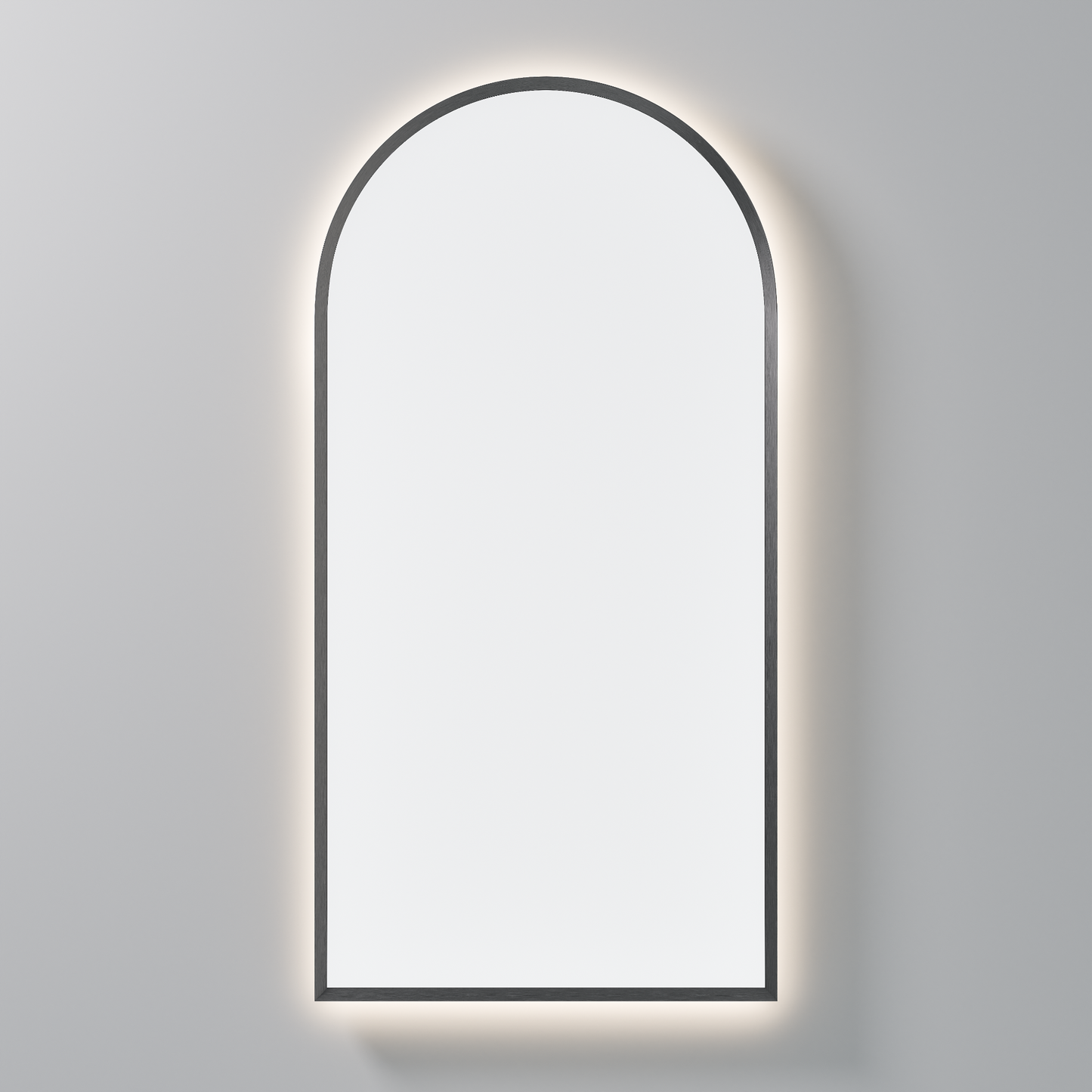 CODE AURA ARCH 450 FRAMED LED MIRROR GUNMETAL