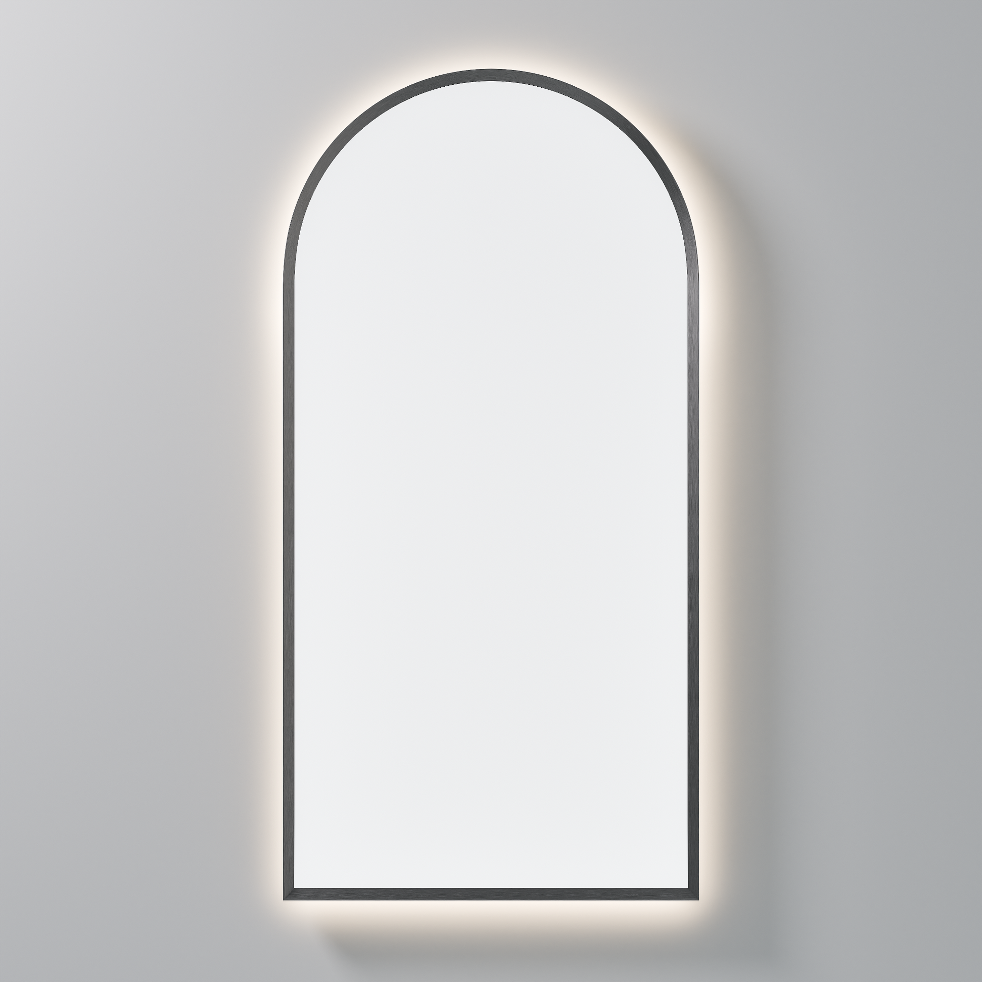 CODE AURA ARCH 450 FRAMED LED MIRROR GUNMETAL