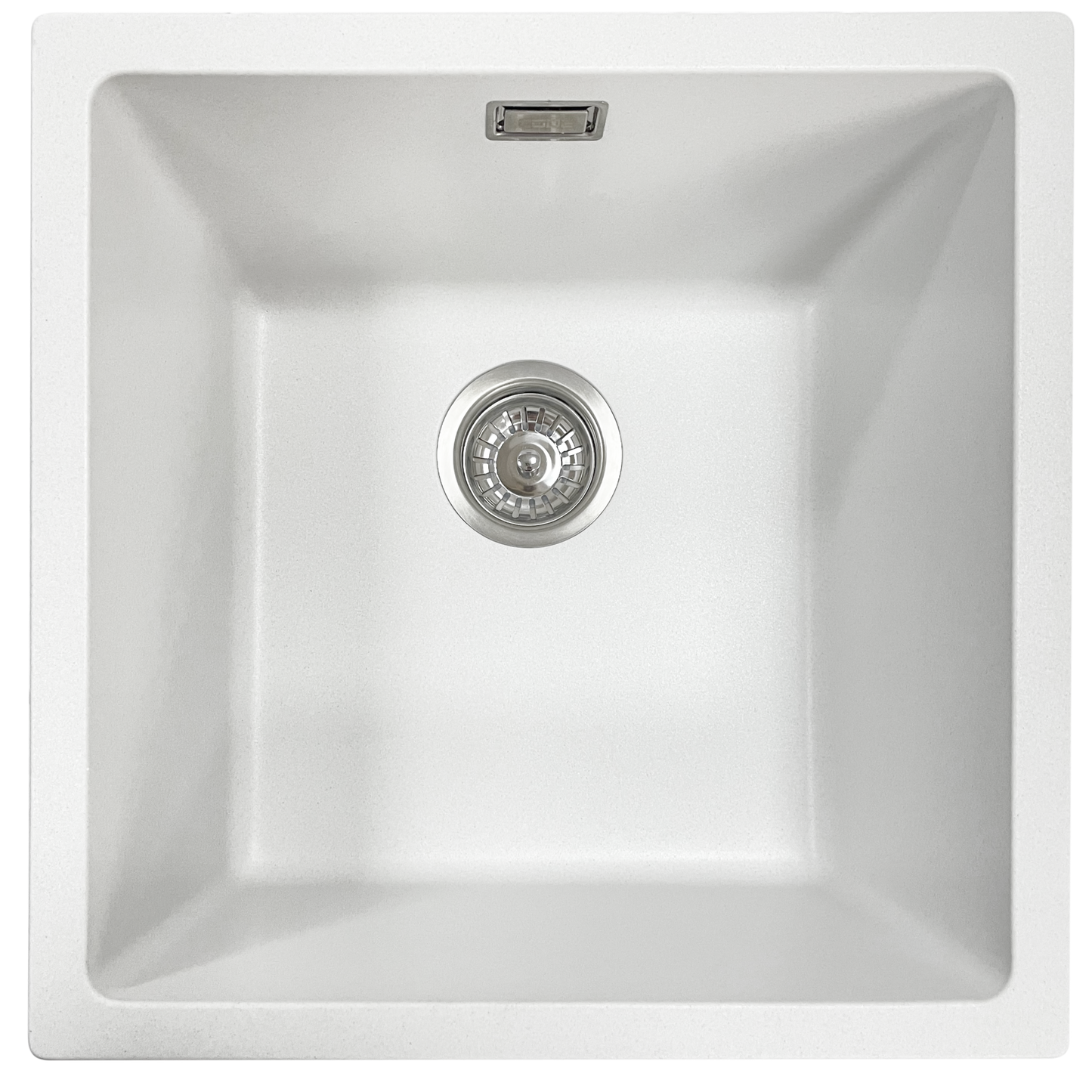 GRANITE KITCHEN OR LAUNDRY SINK MATTE WHITE