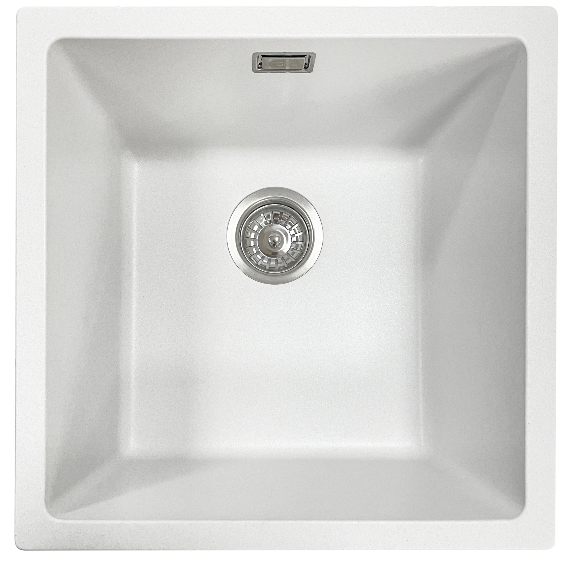 GRANITE KITCHEN OR LAUNDRY SINK MATTE WHITE