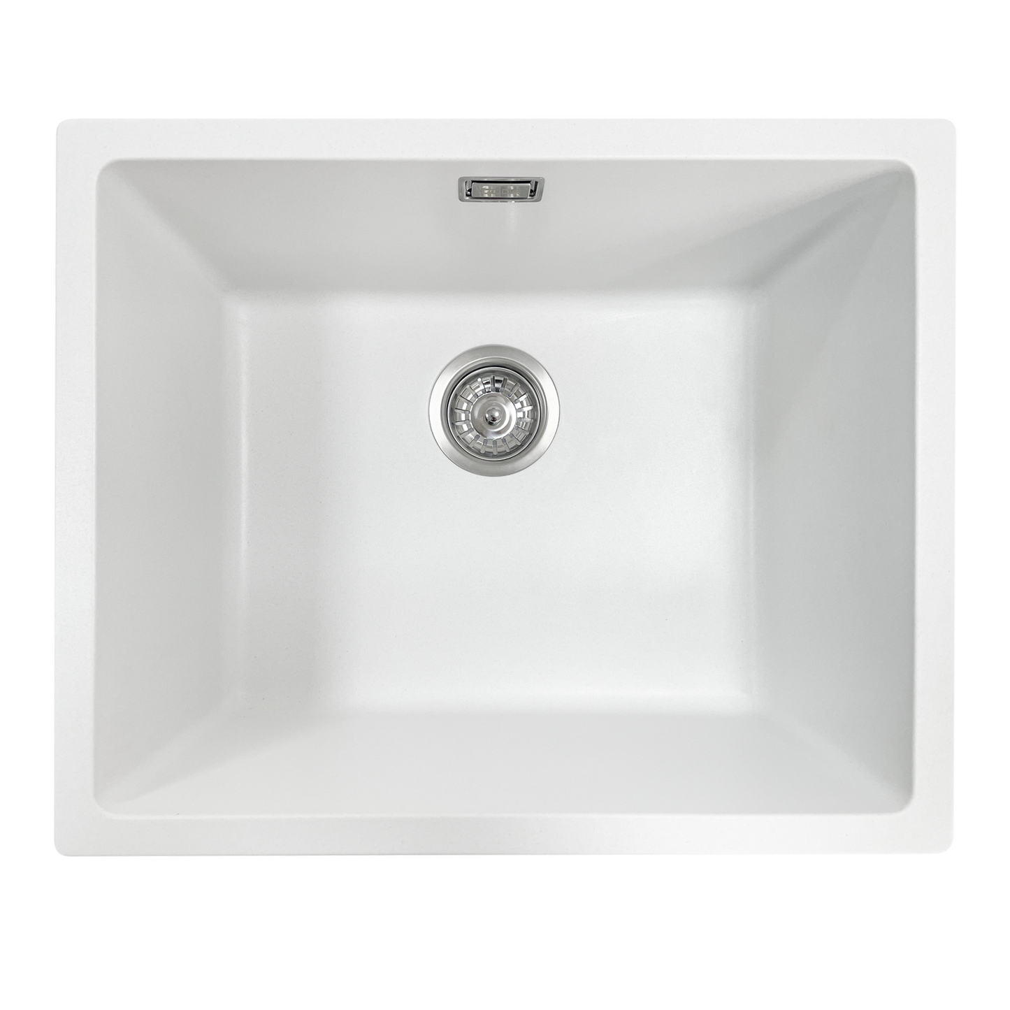 GRANITE KITCHEN OR LAUNDRY SINK MATTE WHITE