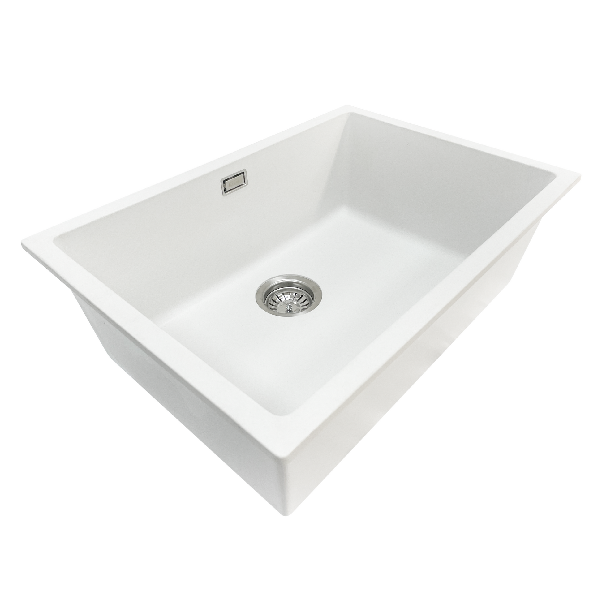 GRANITE KITCHEN OR LAUNDRY SINK MATTE WHITE