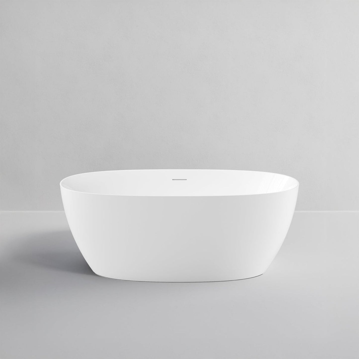ACRYLIC 1550 FREESTANDING BATH GLOSS WHITE
