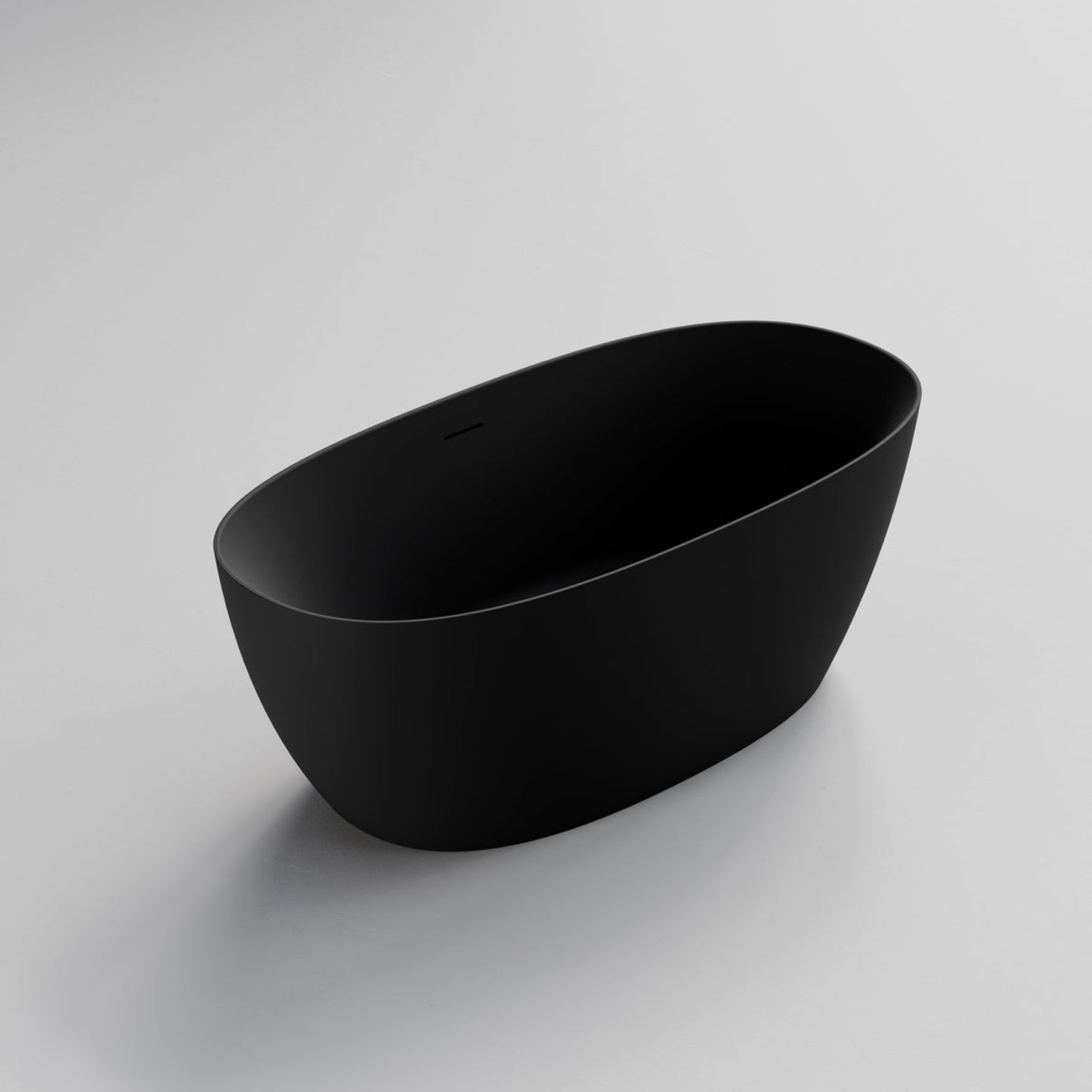 ACRYLIC 1550 FREESTANDING BATH MATTE BLACK