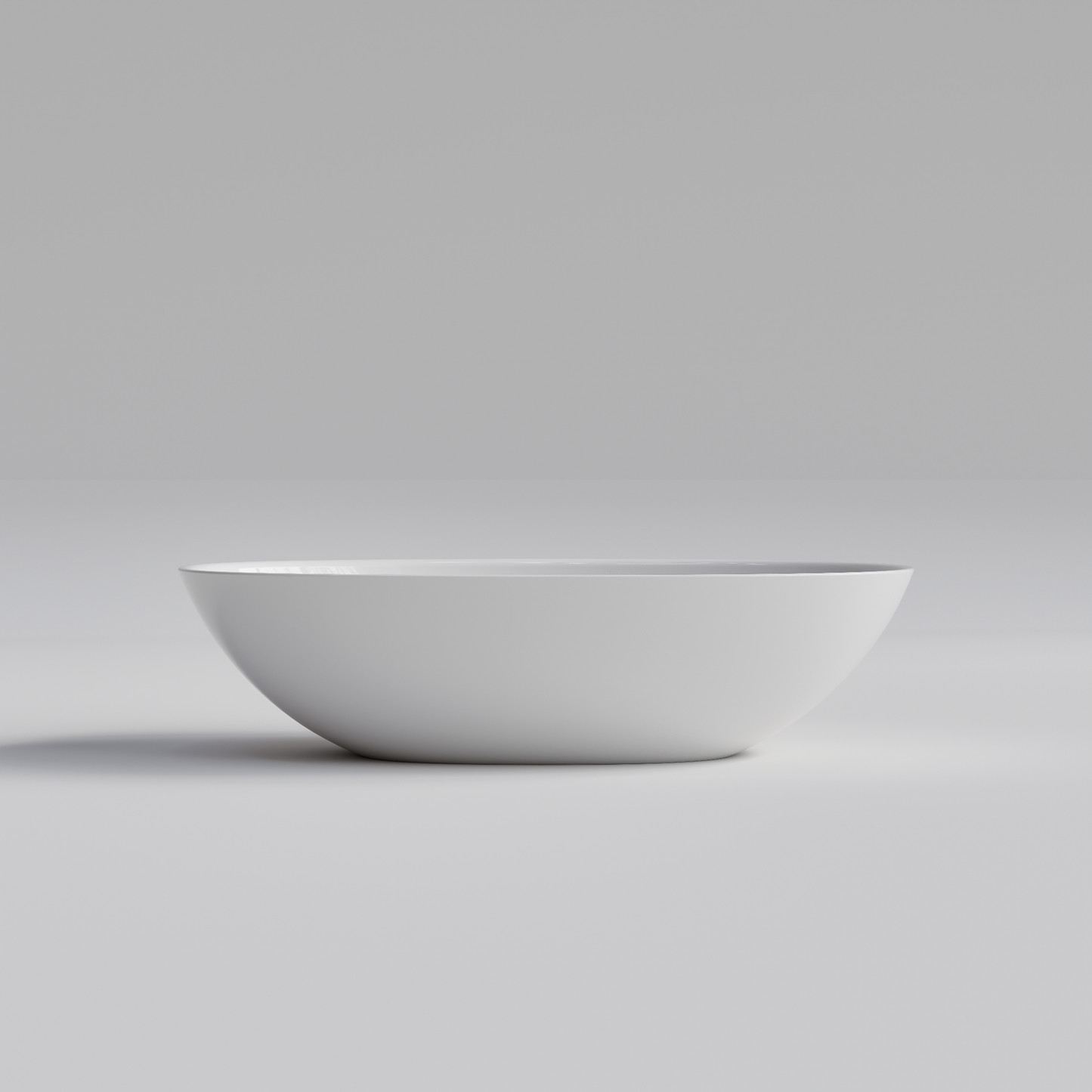 OVAL GLOSS WHITE MINI VILLASTONE BATHROOM BASIN