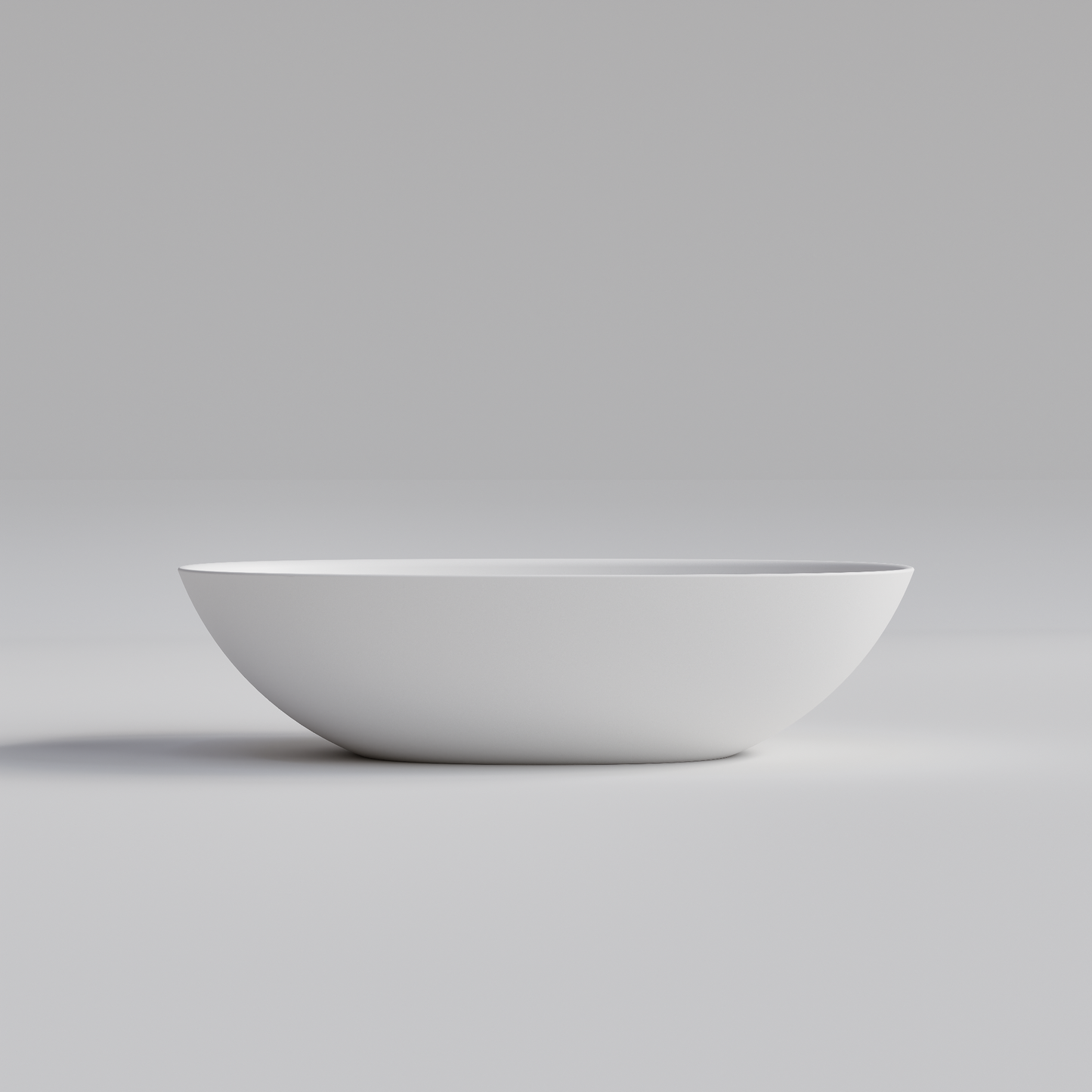 OVAL MATTE WHITE MINI VILLASTONE BATHROOM BASIN