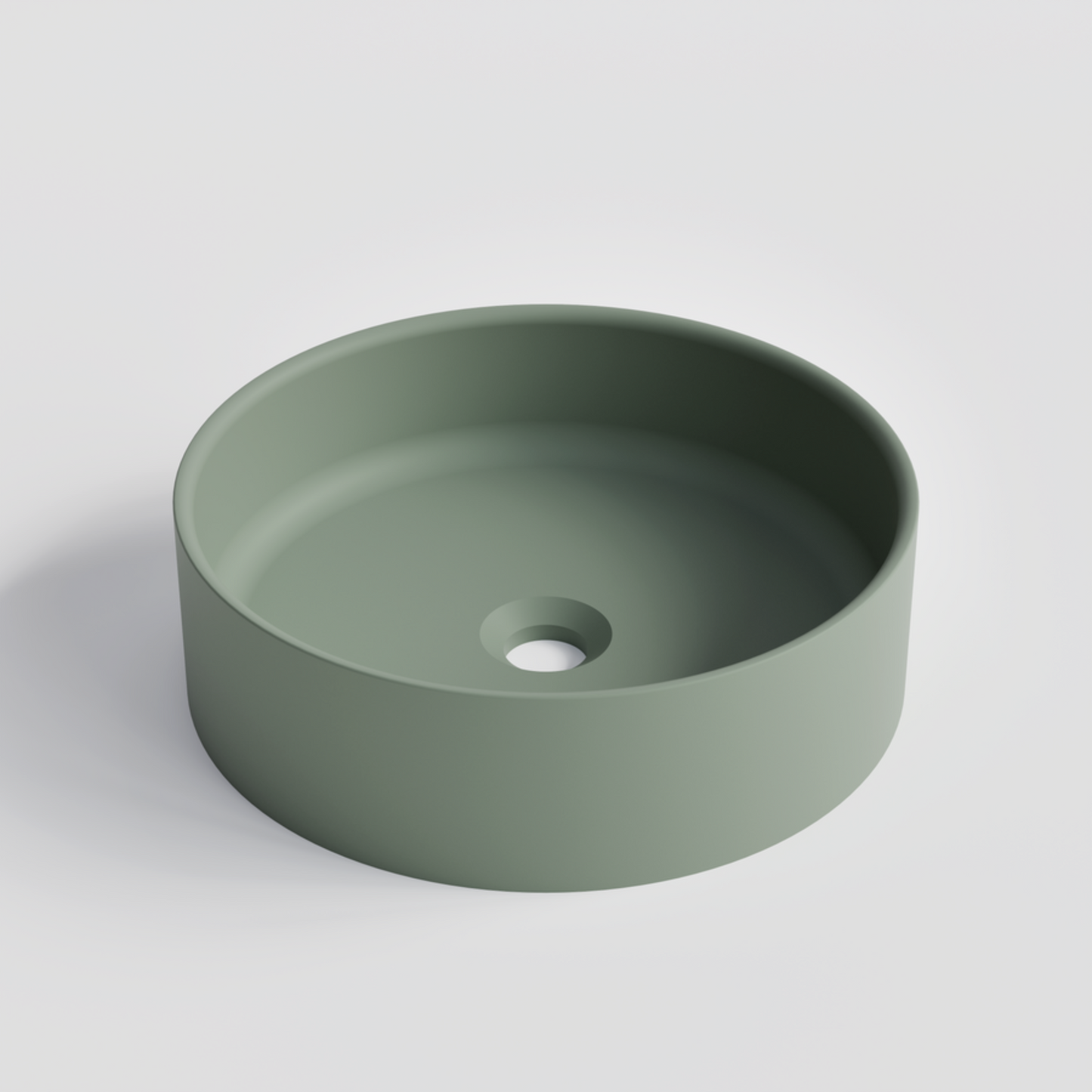 ROUND GREEN VILLASTONE BATHROOM BASIN