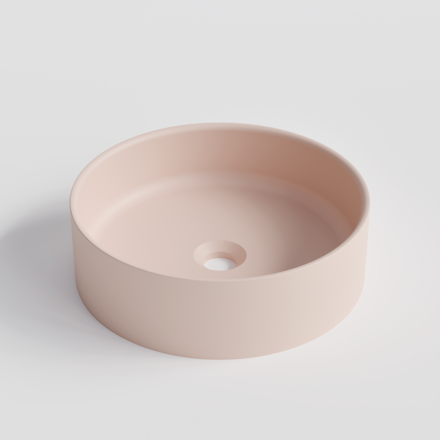 ROUND PINK VILLASTONE BATHROOM BASIN