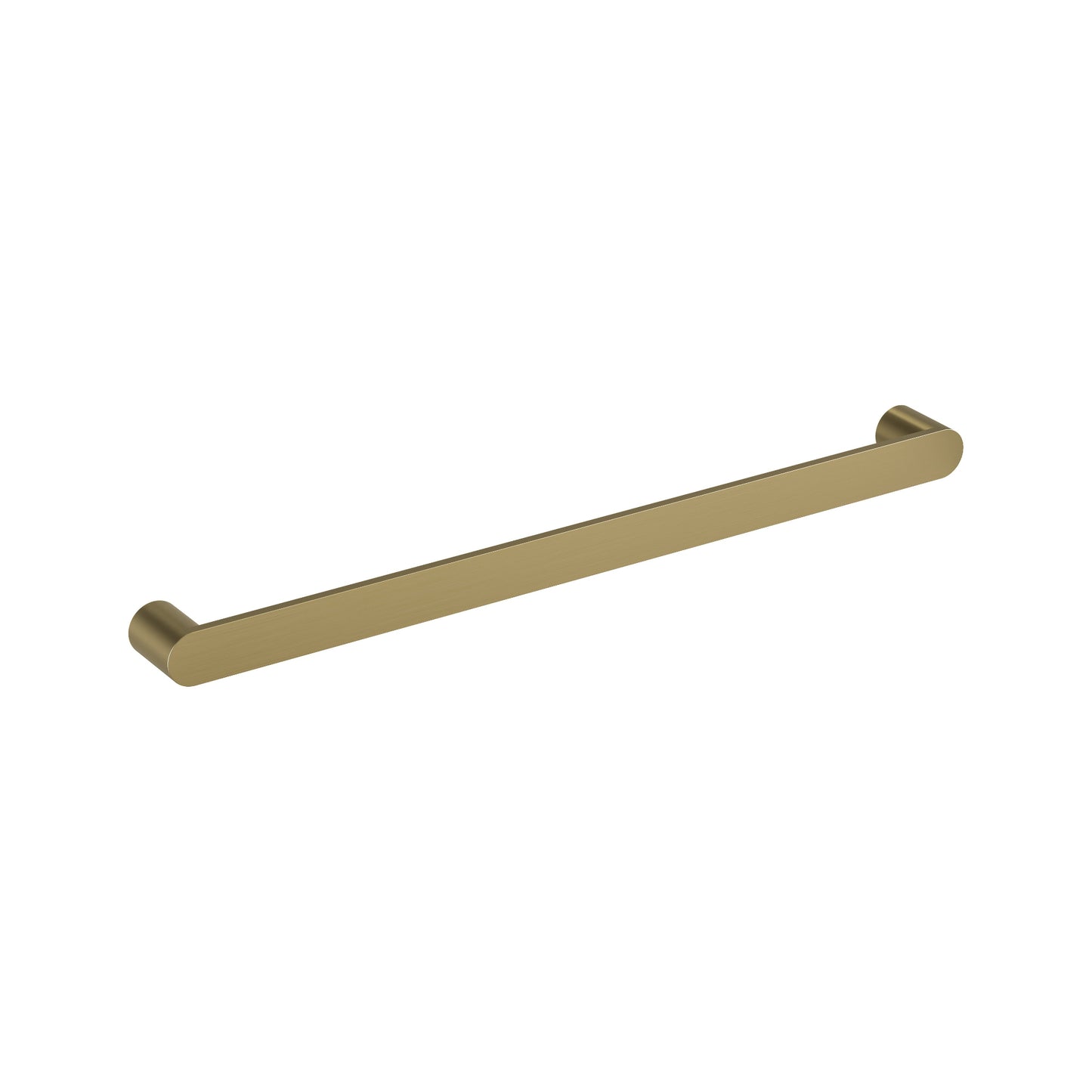 ROUND HEATED SINGLE BAR 850 BRUSHED BRASS