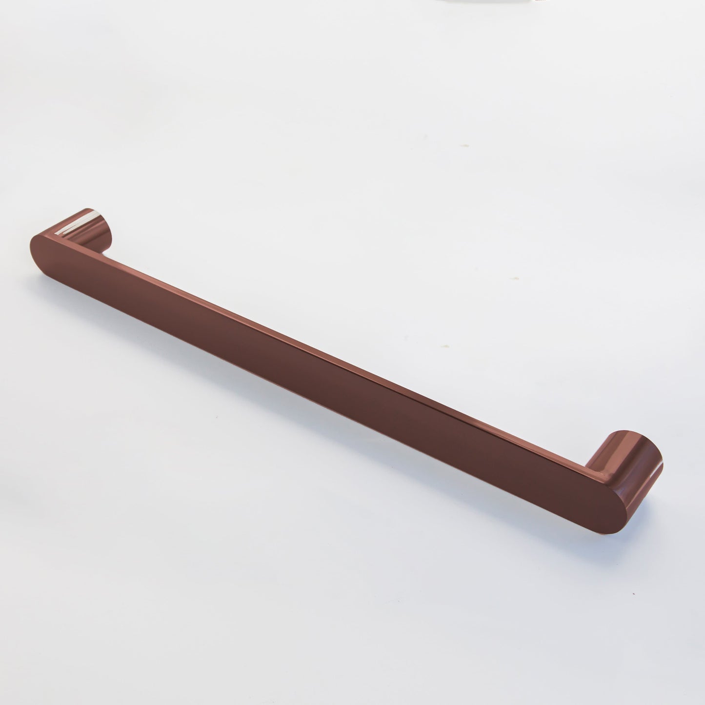ROUND HEATED SINGLE BAR 850 BRUSHED COPPER