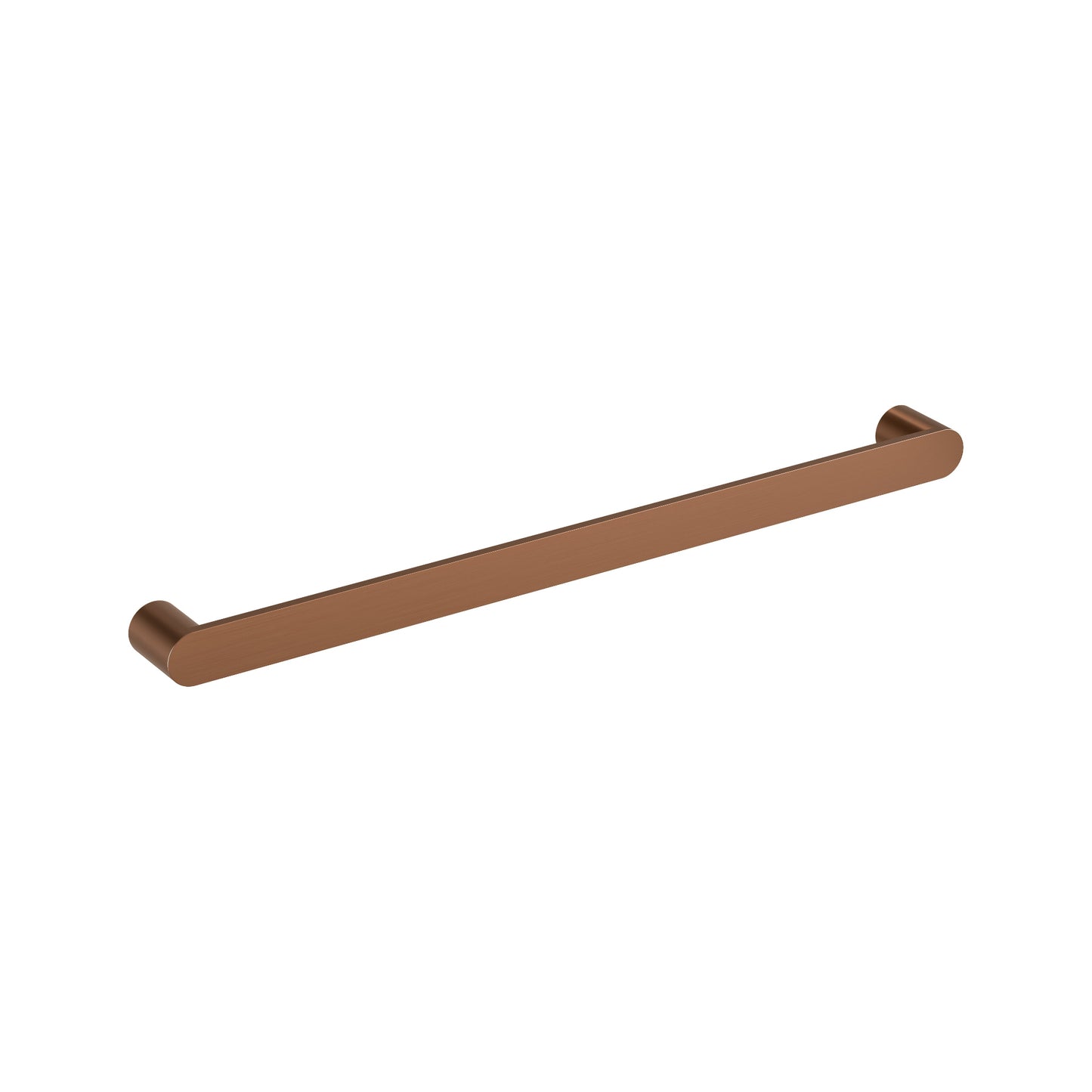 ROUND HEATED SINGLE BAR 850 BRUSHED COPPER