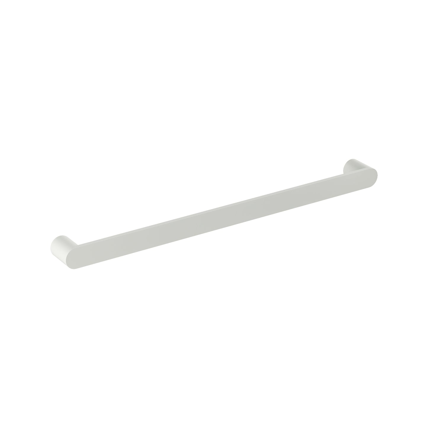 ROUND HEATED SINGLE BAR 850 MATTE WHTIE
