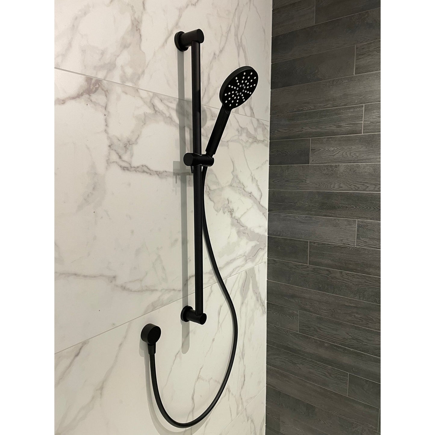 CODE LAMONE ROUND SLIDE SHOWERS MATTE BLACK