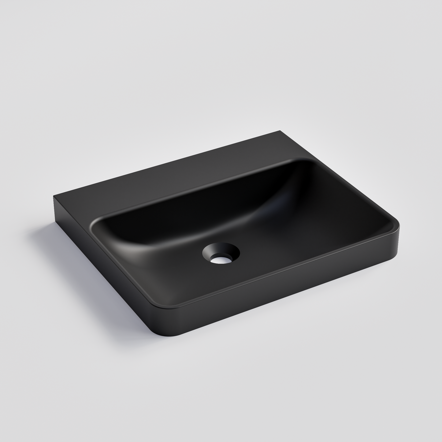RECTANGLE BLACK VILLASTONE BATHROOM BASIN