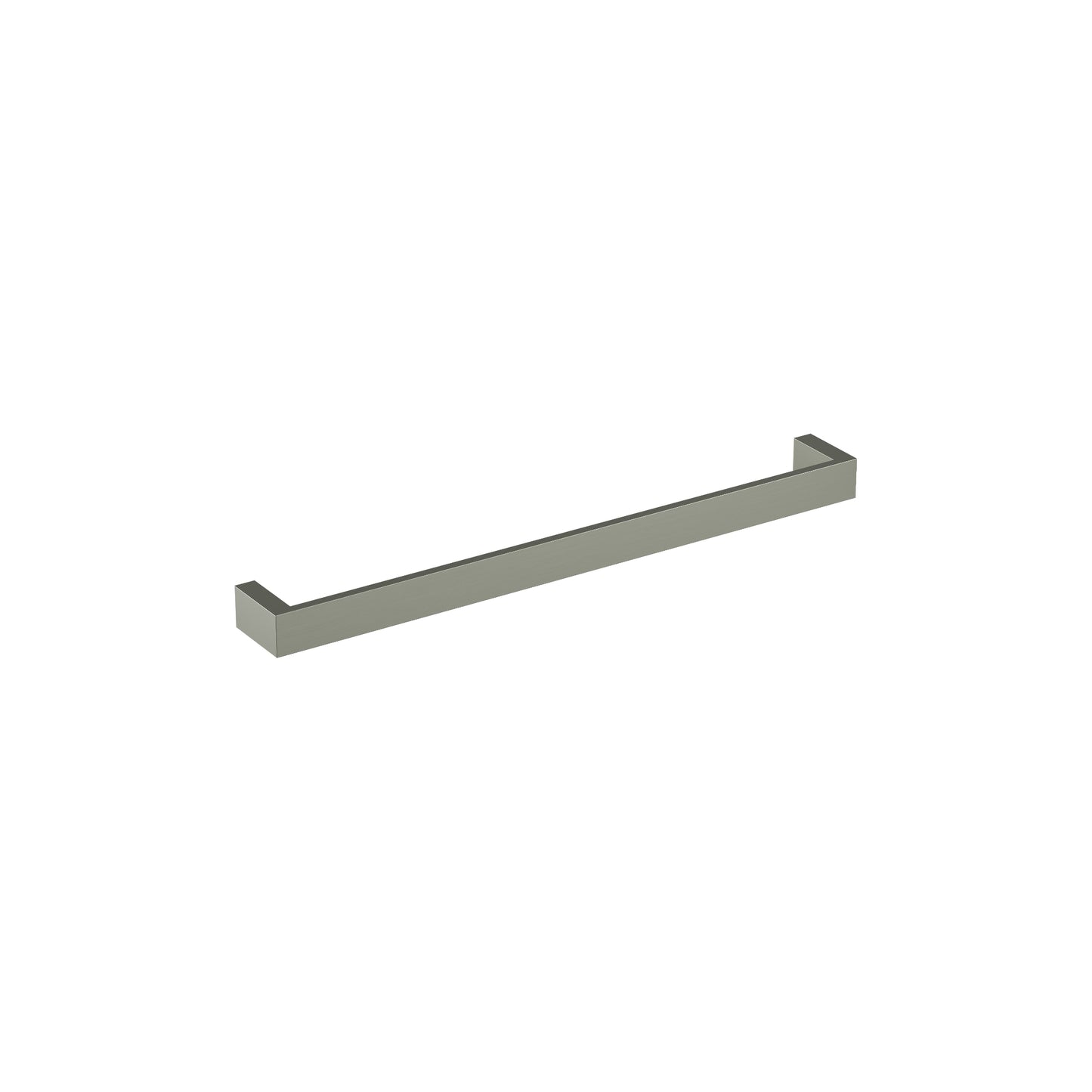 SINGLE BAR HEATED TOWEL RAIL 620 BRUSHED STAINLESS