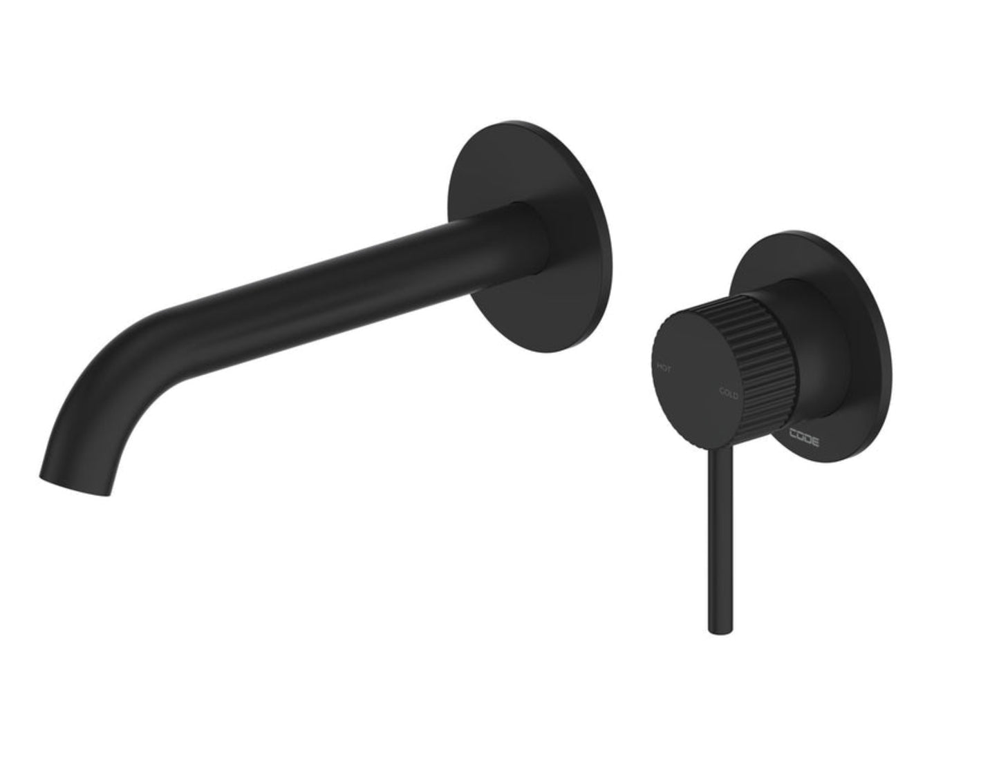 CODE NATURE LINEARE WALL & BASIN MIXER MATTE BLACK