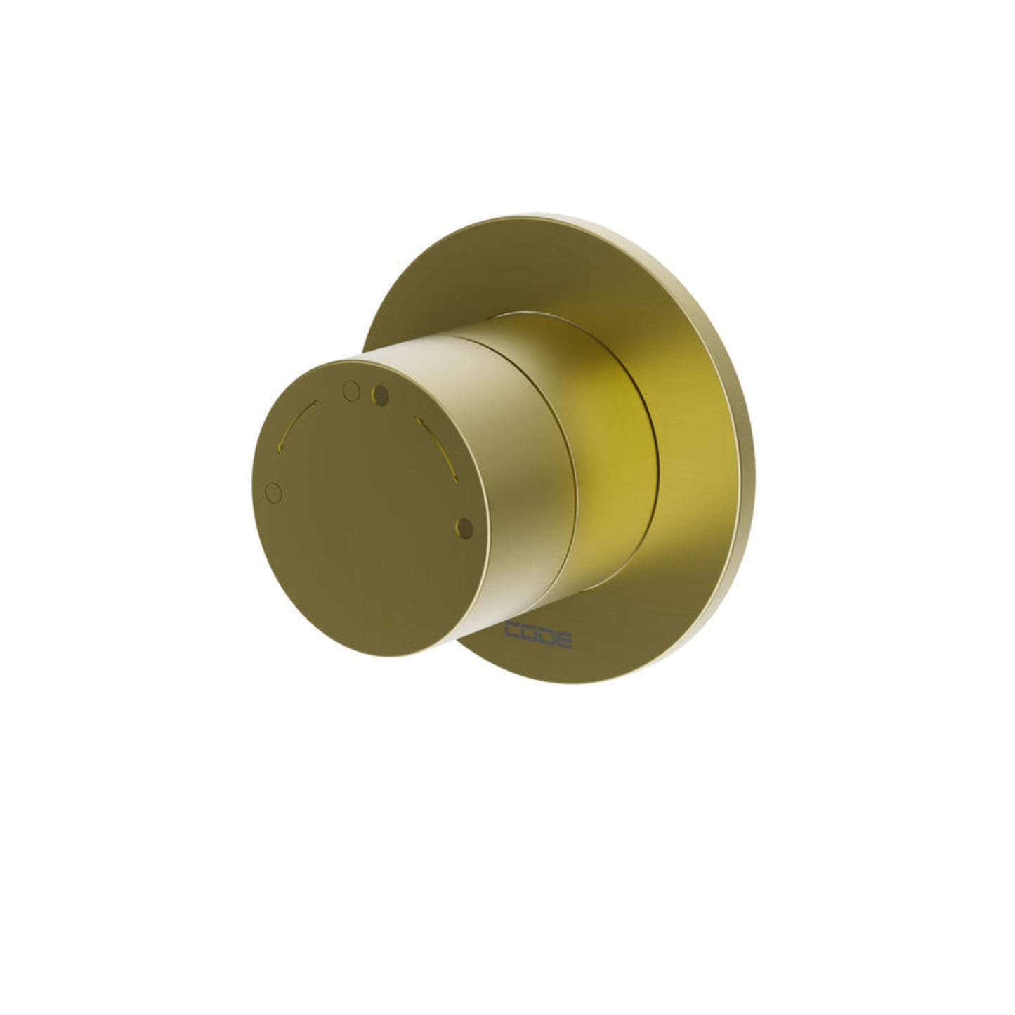 CODE NATURE SHOWER DIVERTER MIXER BRUSHED BRASS