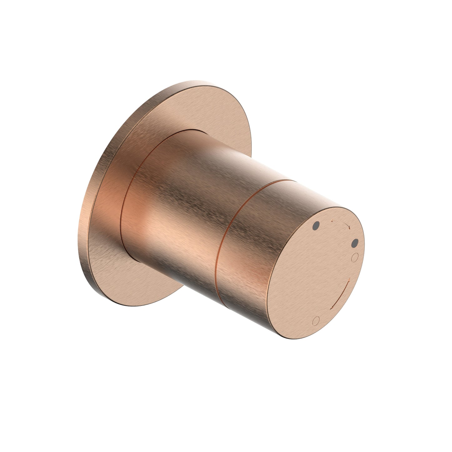 CODE NATURE SHOWER DIVERTER MIXER BRUSHED COPPER