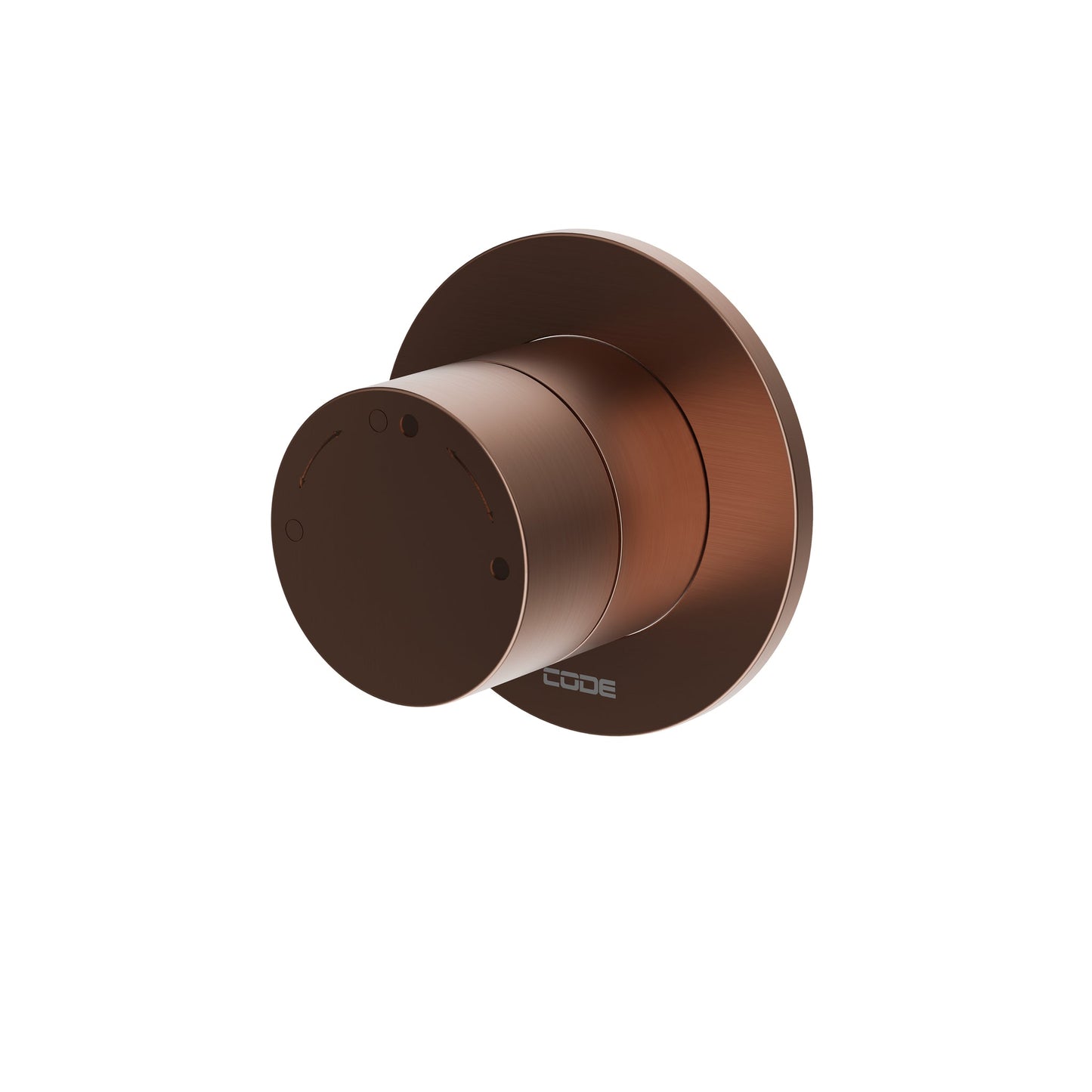 CODE NATURE SHOWER DIVERTER MIXER BRUSHED COPPER