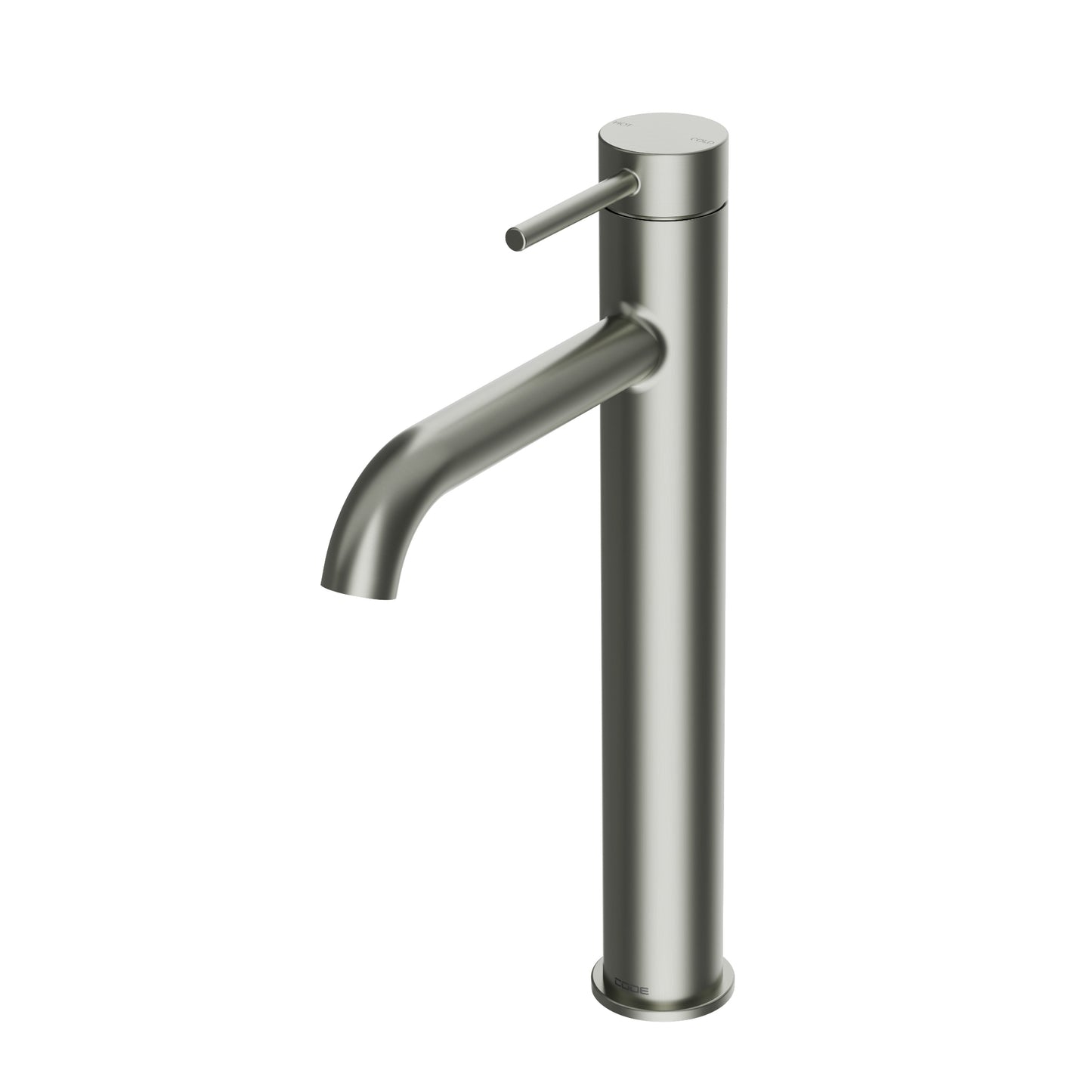 CODE NATURE TALL BASIN MIXER TAP BRUSHED NICKEL