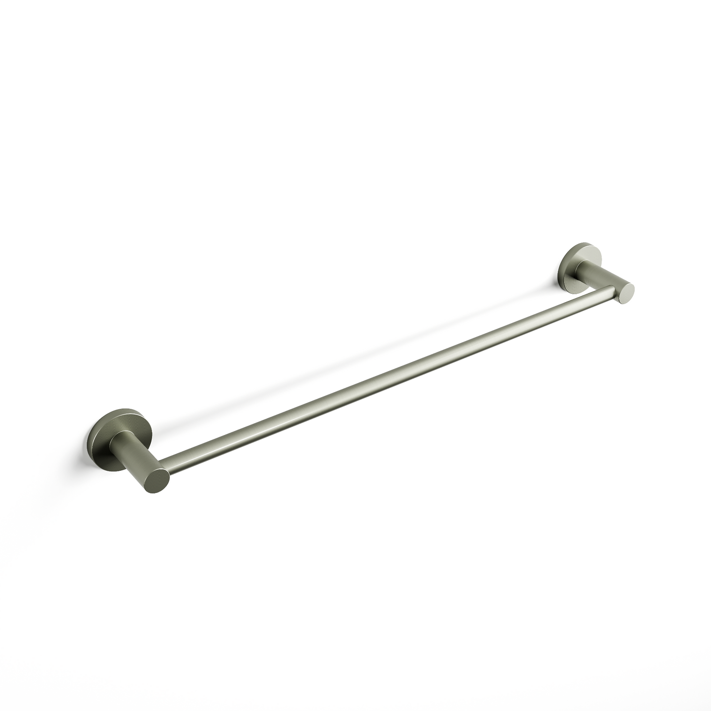 CODE NATURE TOWEL RAIL 600 BRUSHED NICKEL
