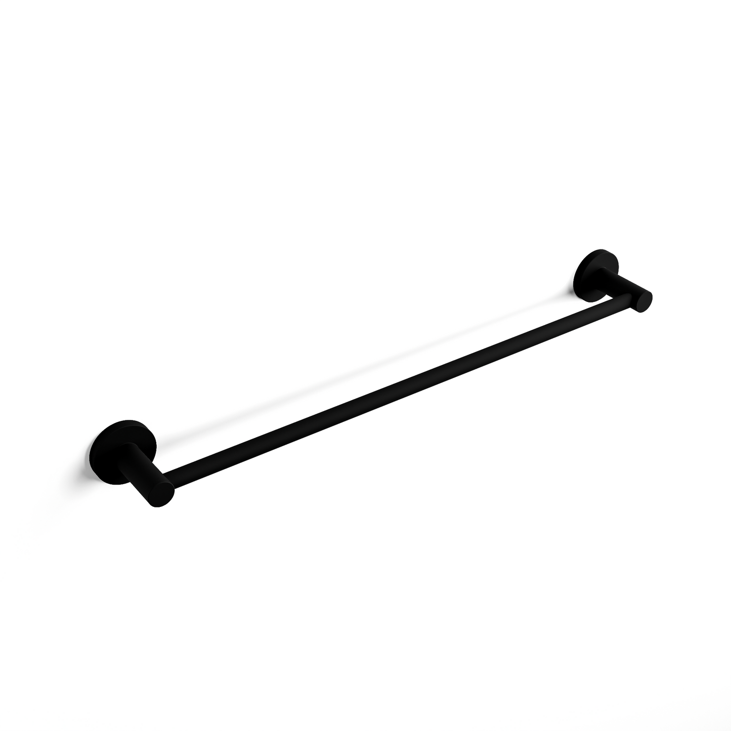 CODE NATURE TOWEL RAIL 600 MATTE BLACK