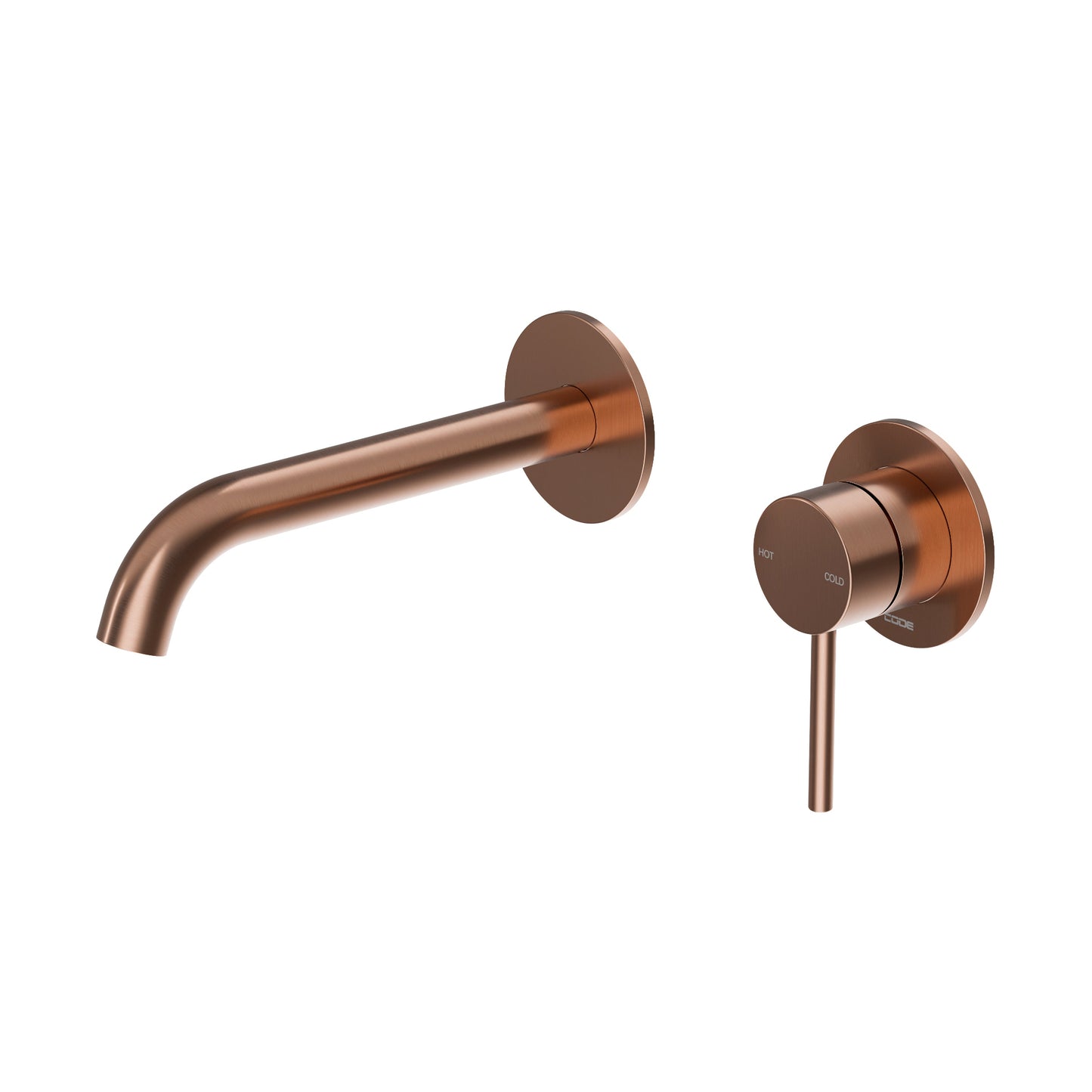 CODE NATURE WALL BASIN MIXER BRUSHED COPPER