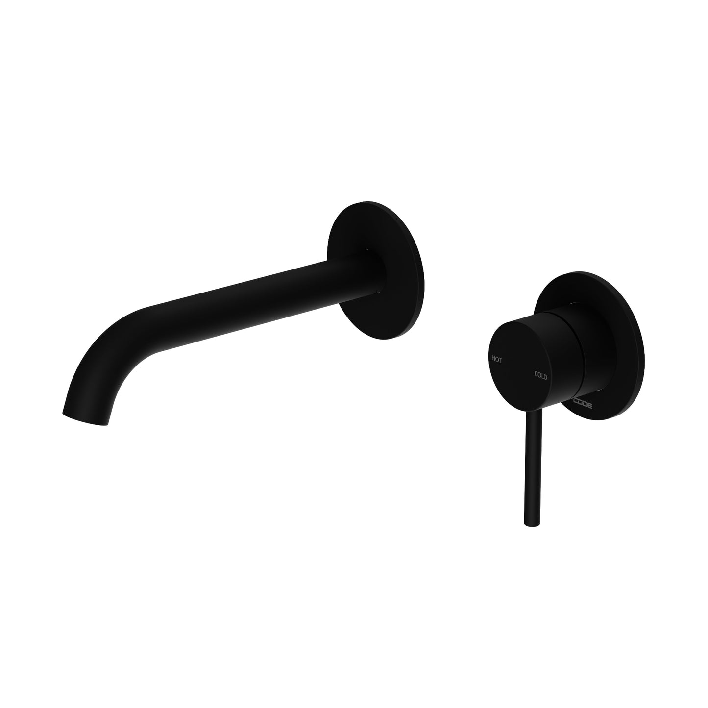 CODE NATURE WALL BASIN MIXER MATTE BLACK