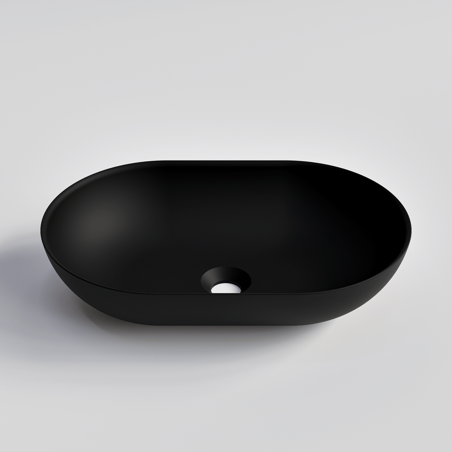OVAL BLACK VILLASTONE BATHROOM BASIN